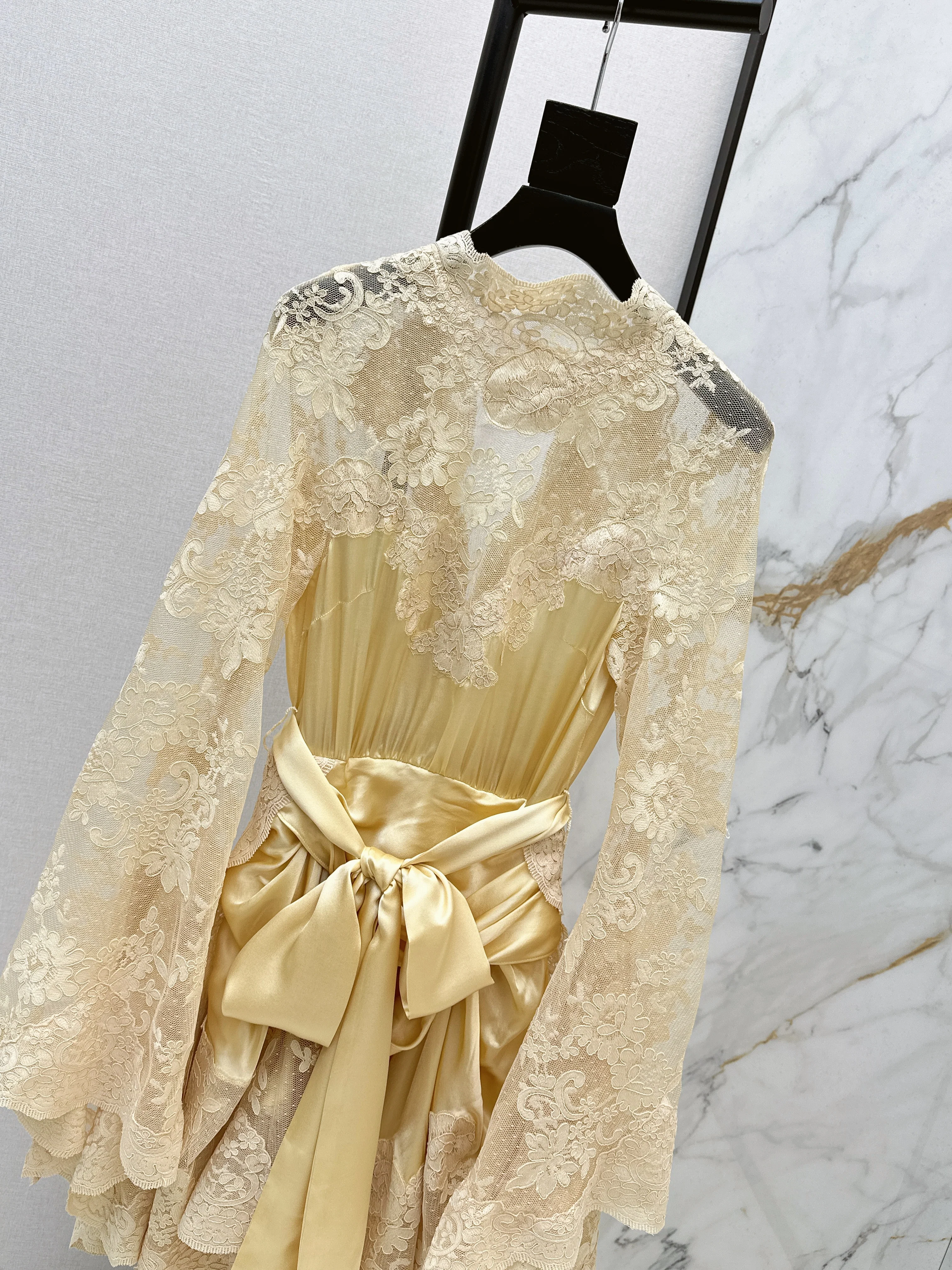 Zimm 26ss contract lace dress