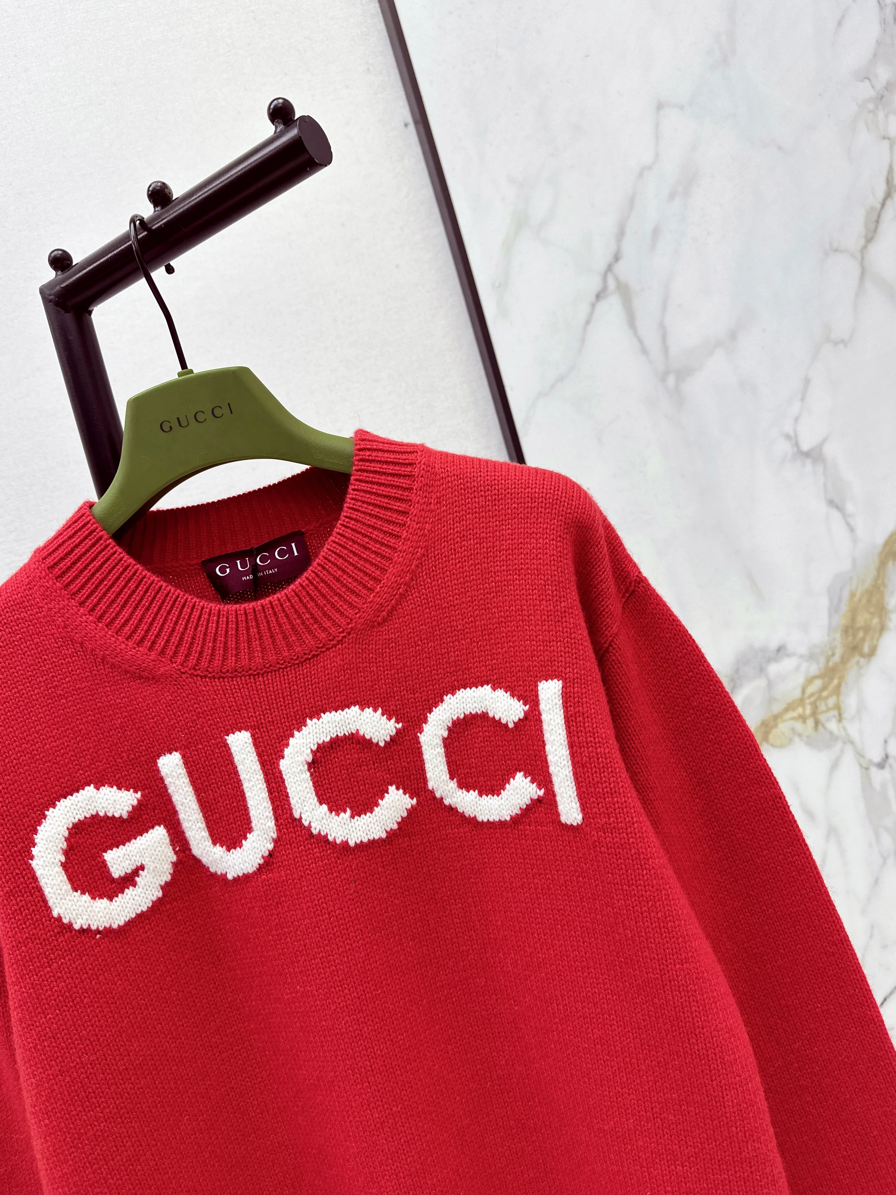 Gucc 26ss jacquard sweater