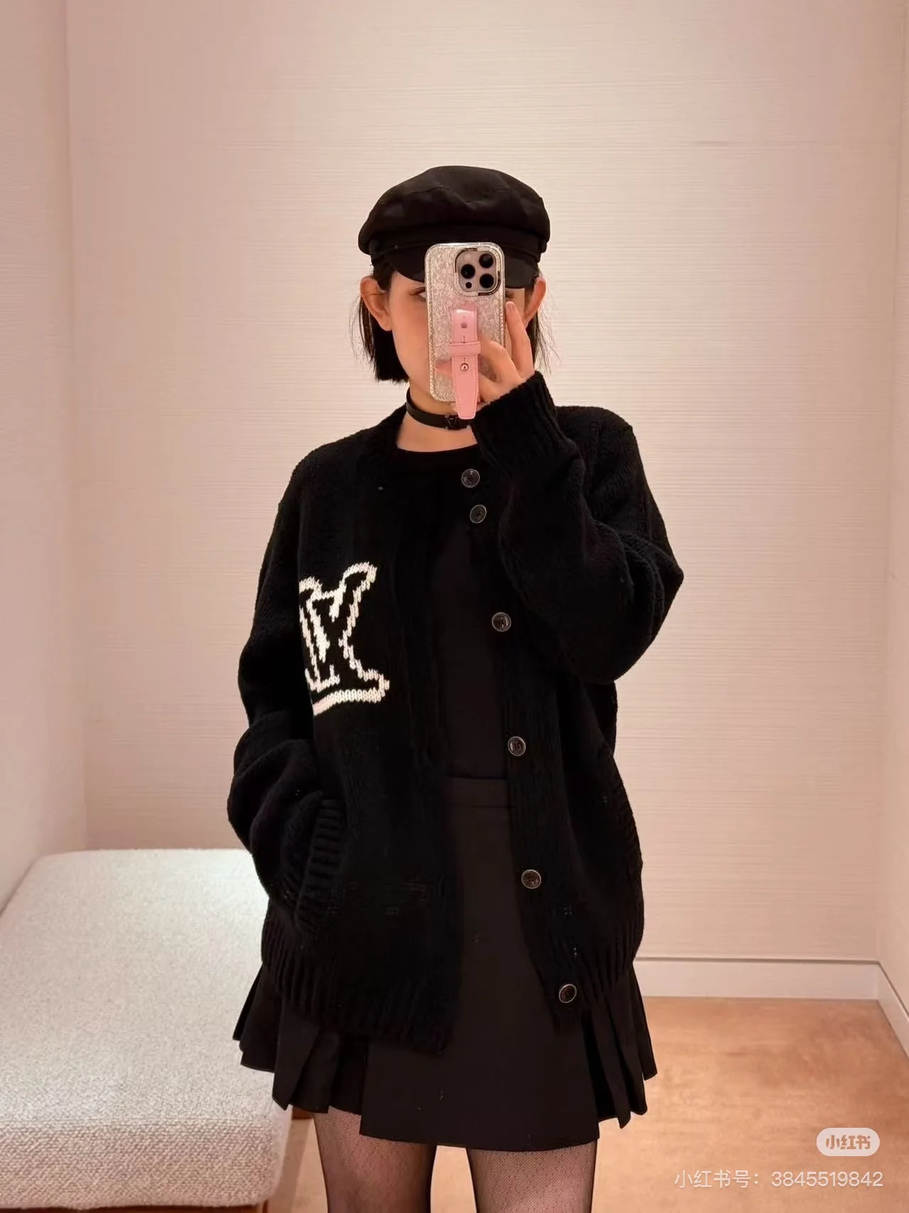 Loui 25fw jacquard cardigan