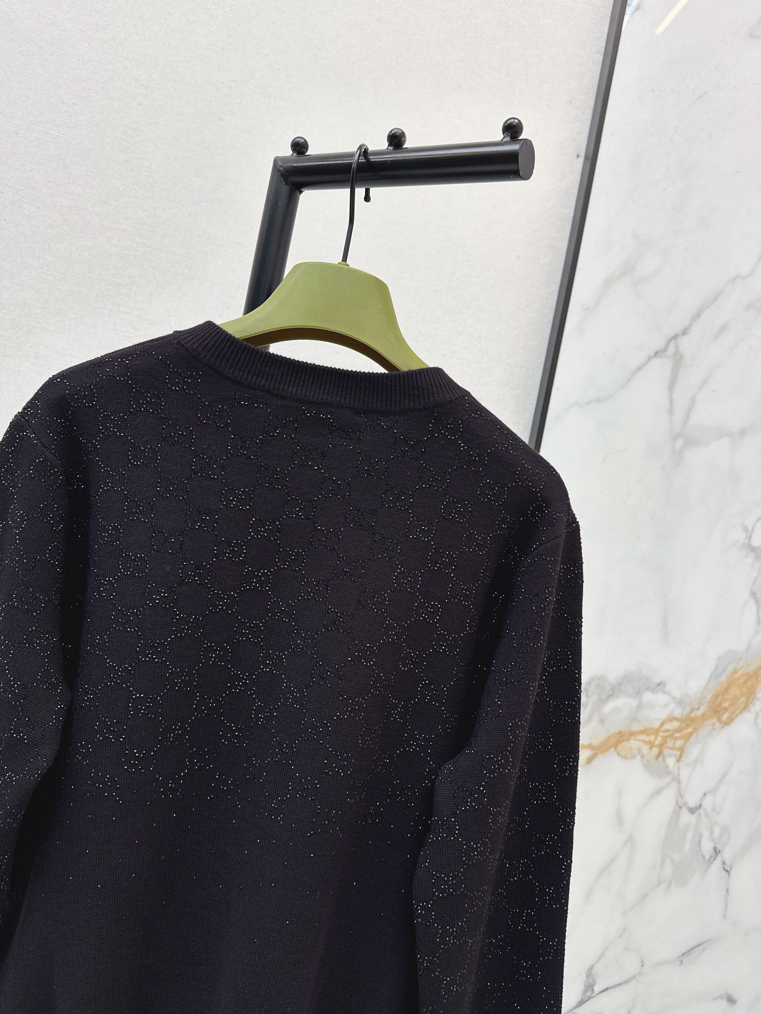 Gucc 26ss metallic cardigan