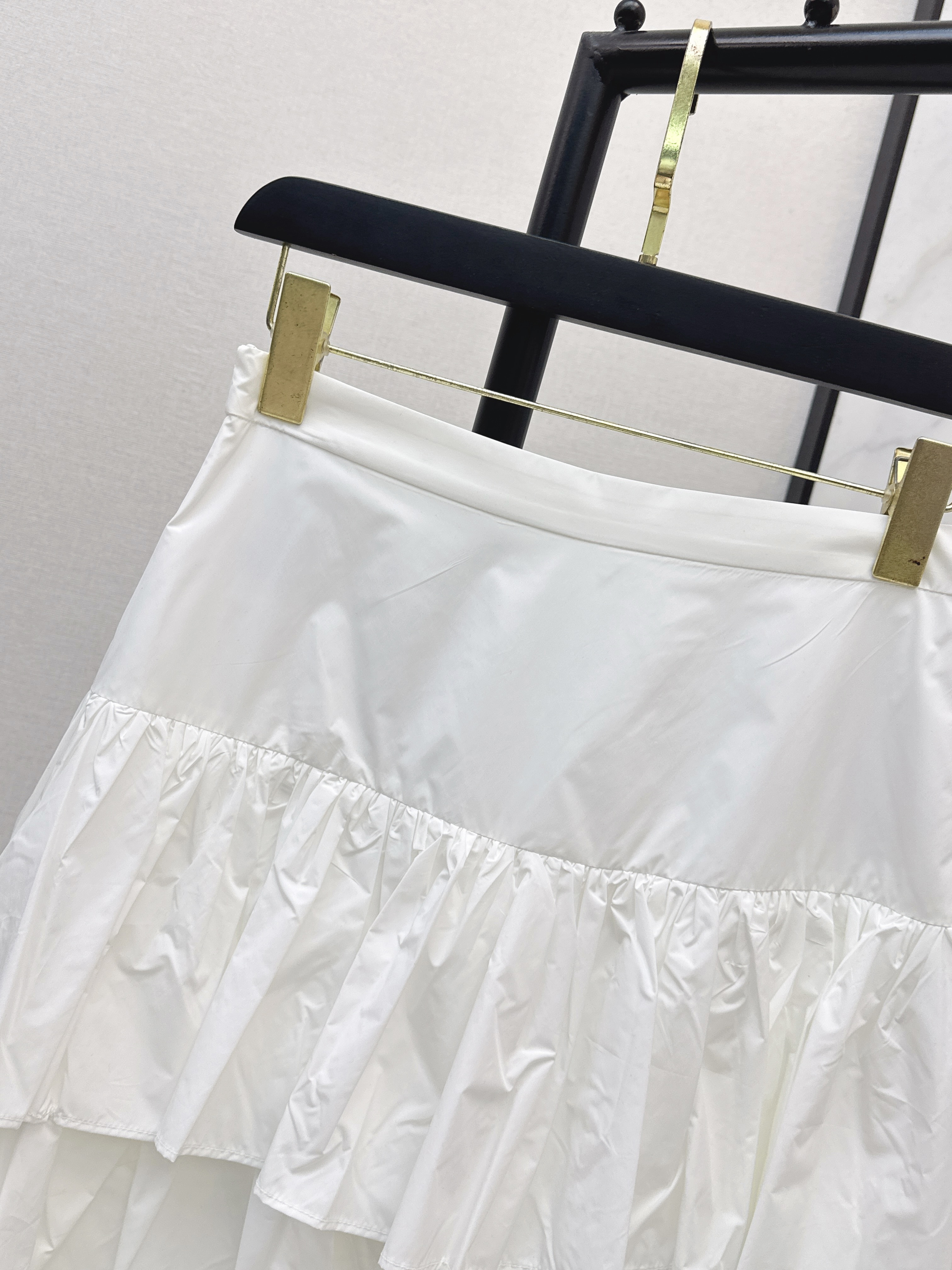 Valen 26ss ruffle layered skirt