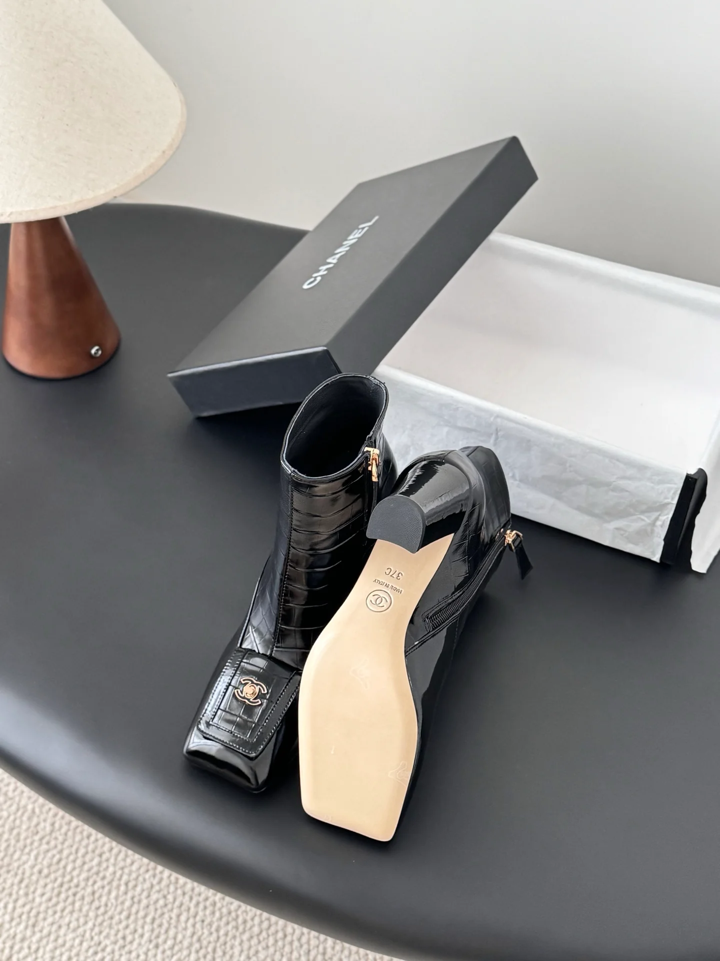 Chan 26ss ankle boots