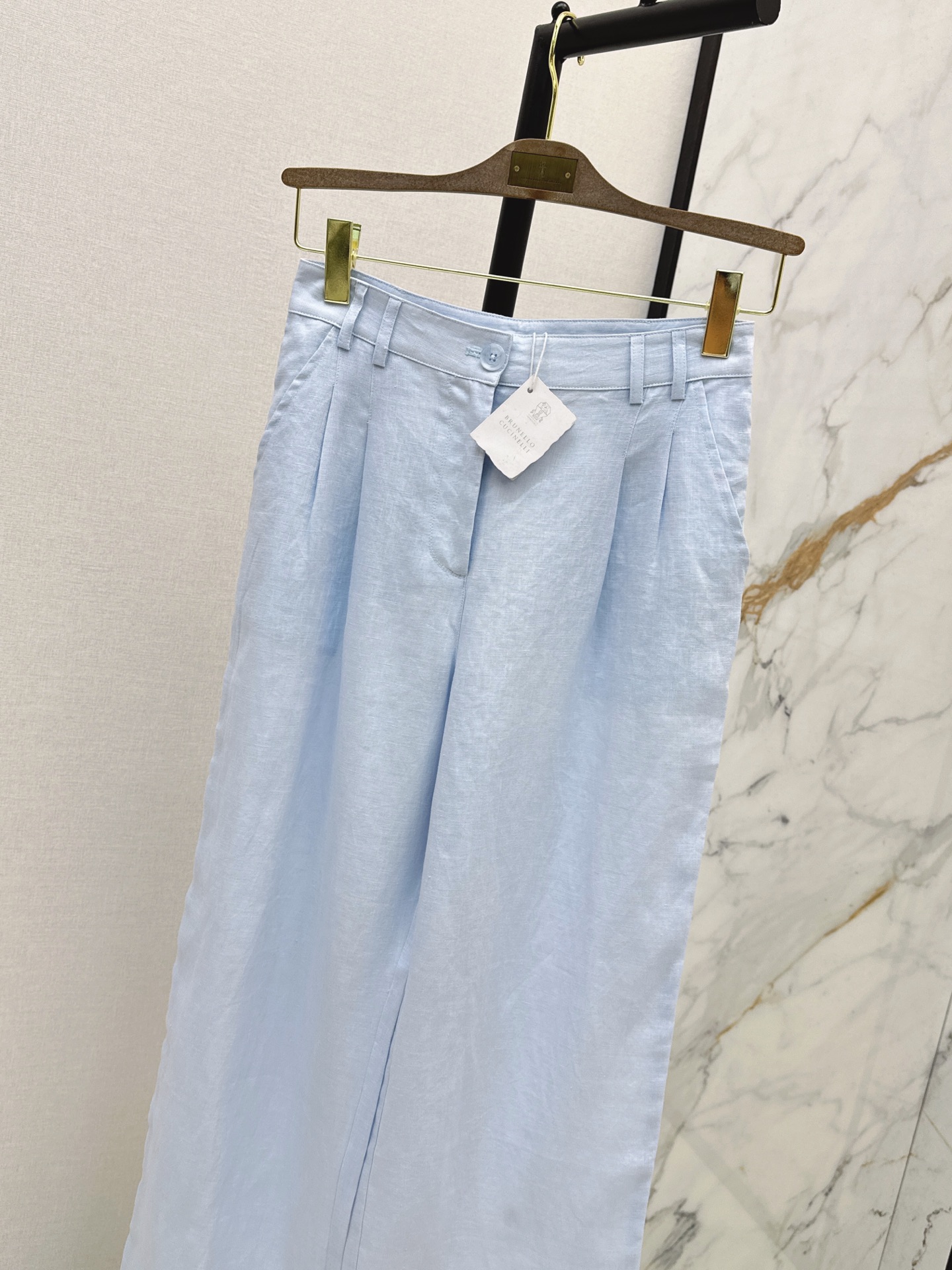 Brun 26ss straight-leg pants