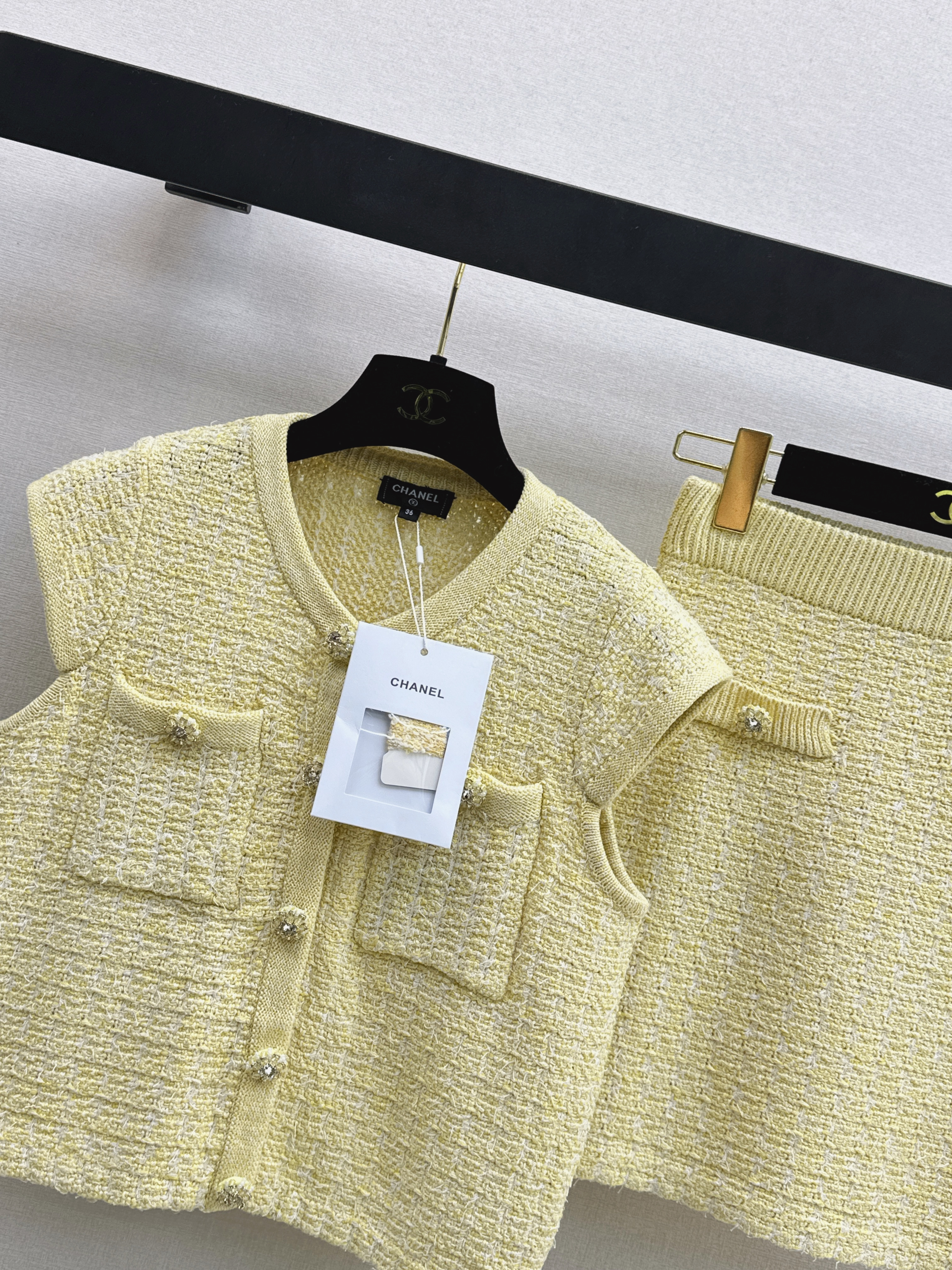 Chan 26ss knit outfit sets