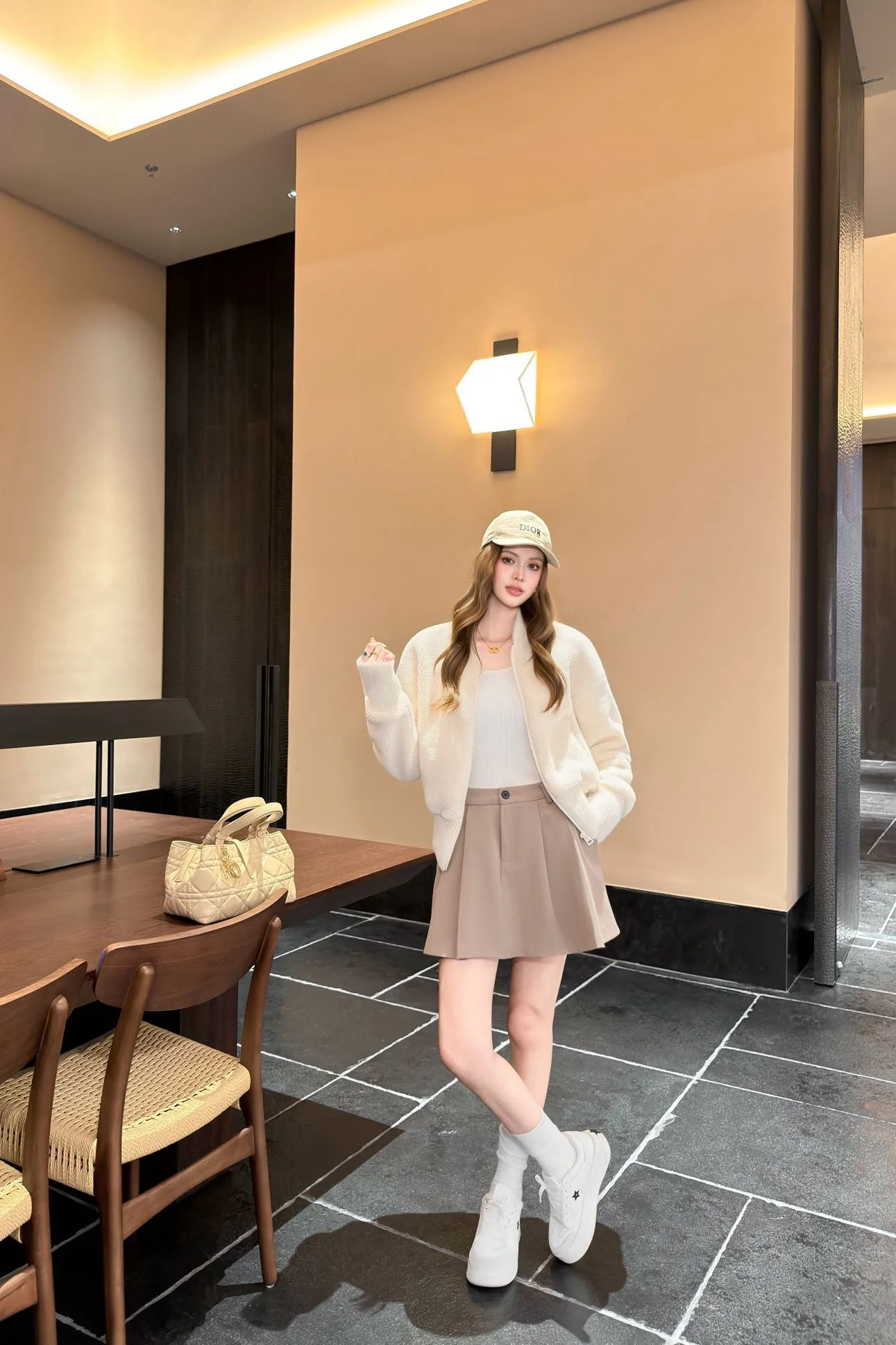 CD 25fw fleece jacket