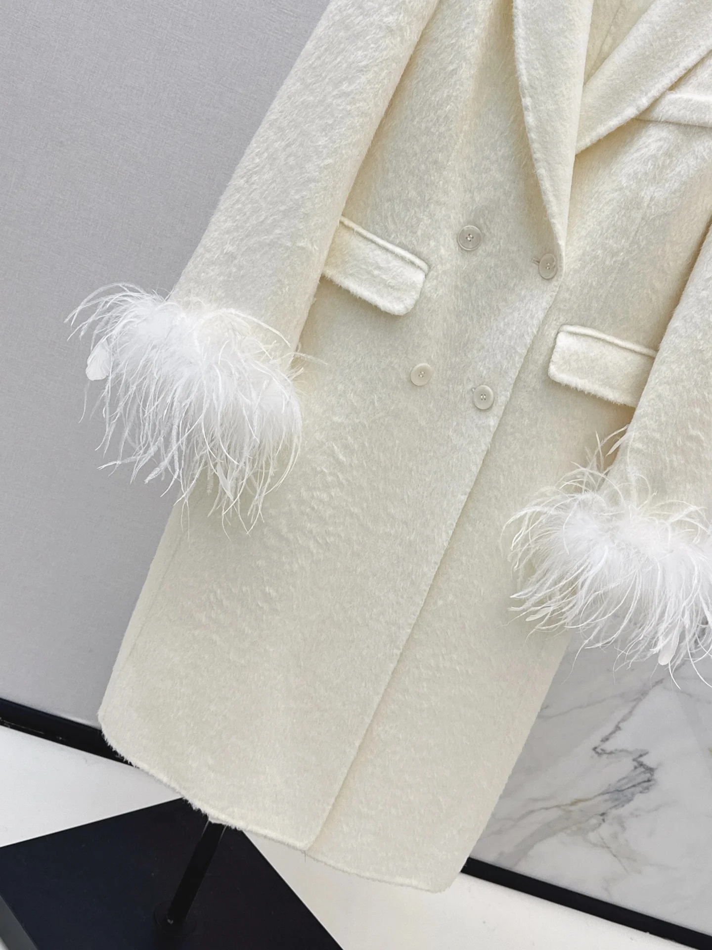 Miu 26ss woolen overcoats
