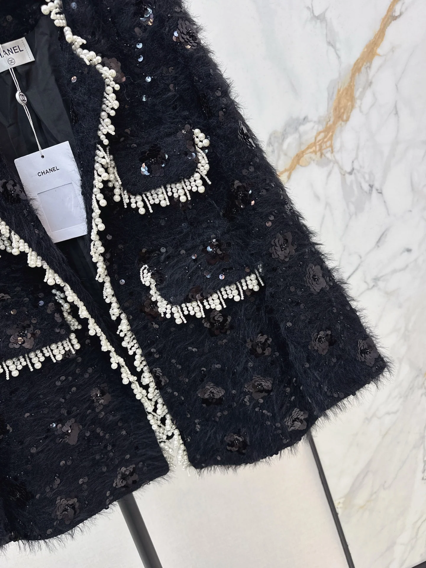 Chan 25fw tweed woven jacket