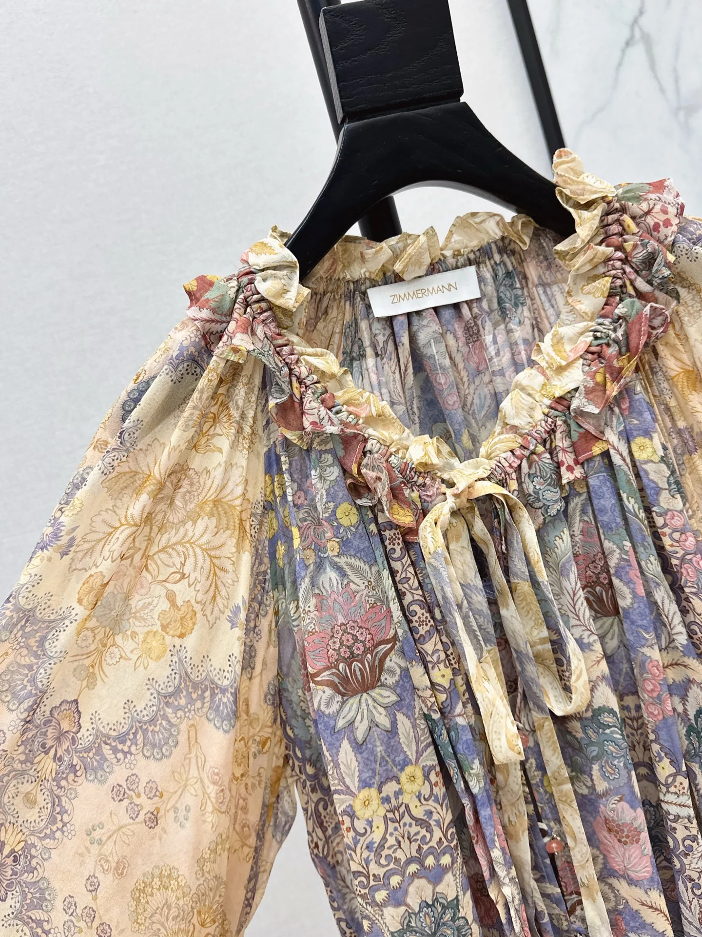 Zimm 25fw print blouse
