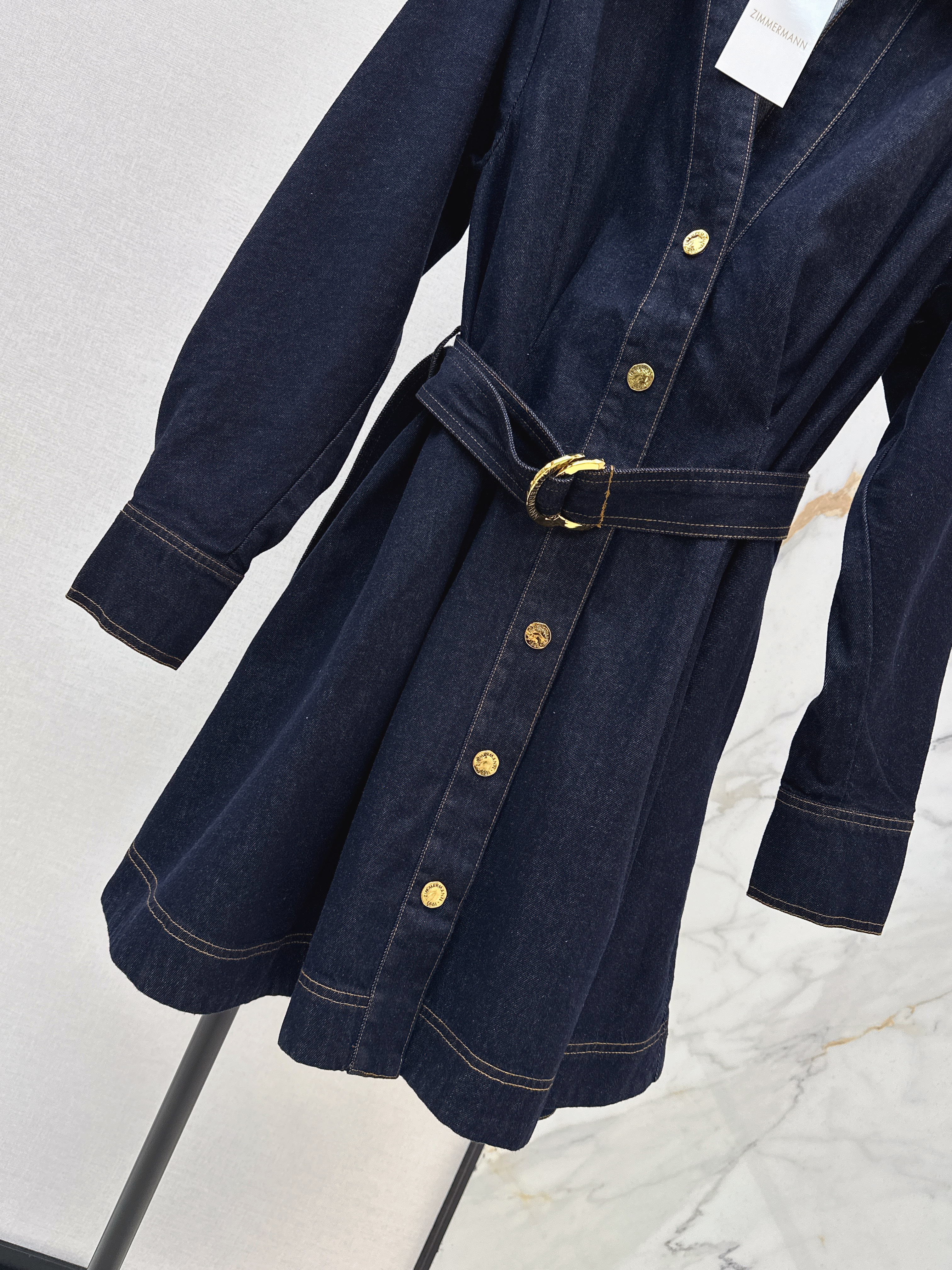 Zimm 26ss denim dress