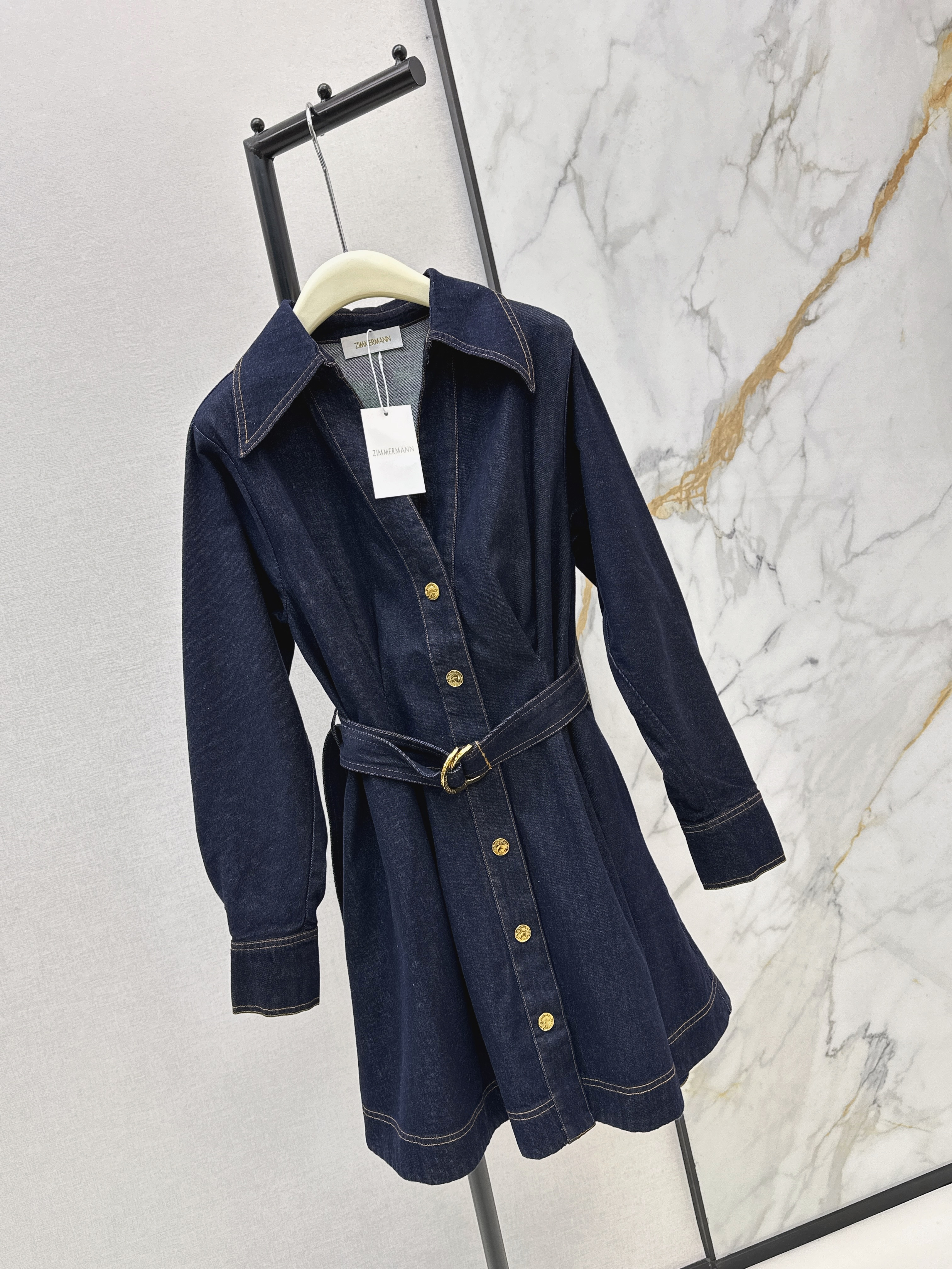 Zimm 26ss denim dress