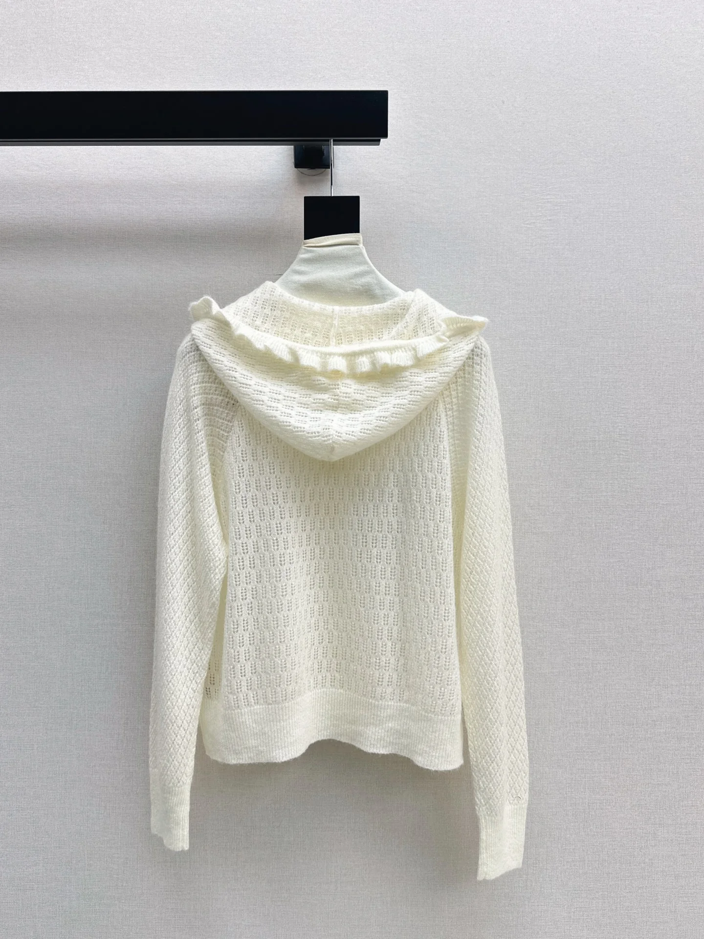 CD 25fw hooded knit cardigan