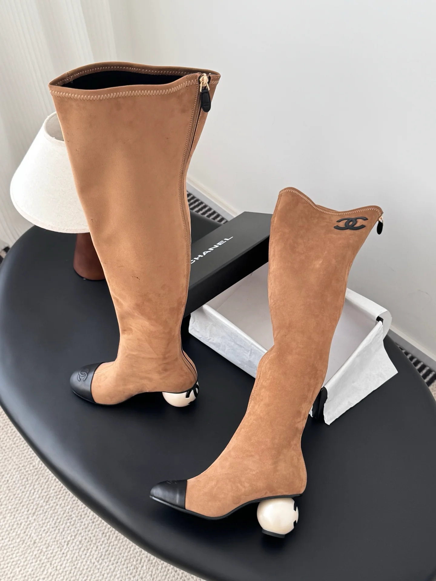 Chan 25fw over the knee boots