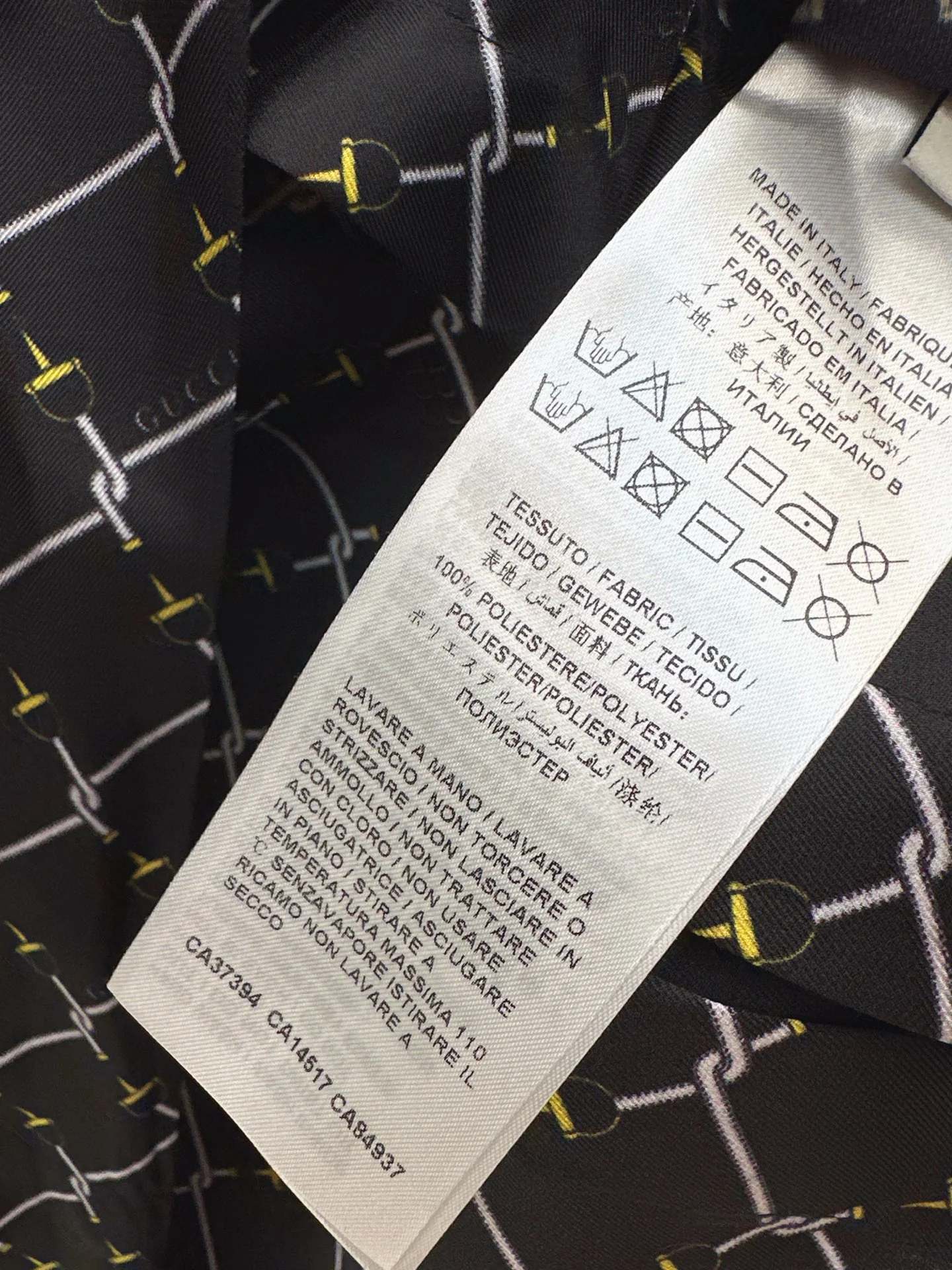 Gucc 26ss ribbon shirts