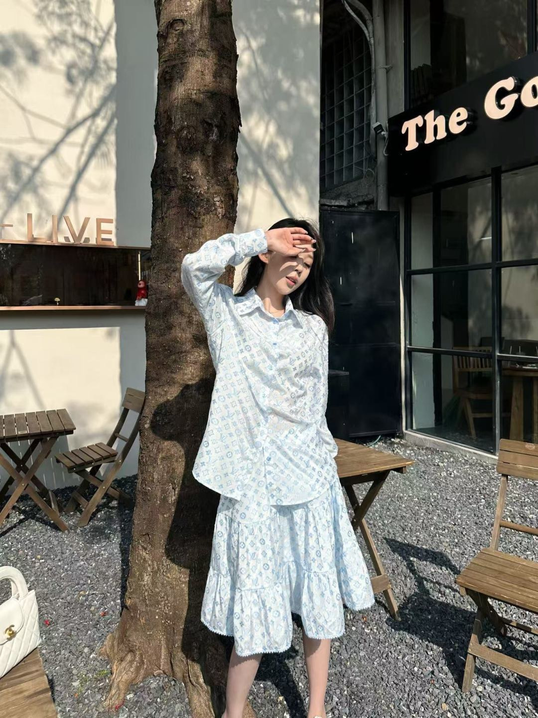 Loui 26ss layered skirt