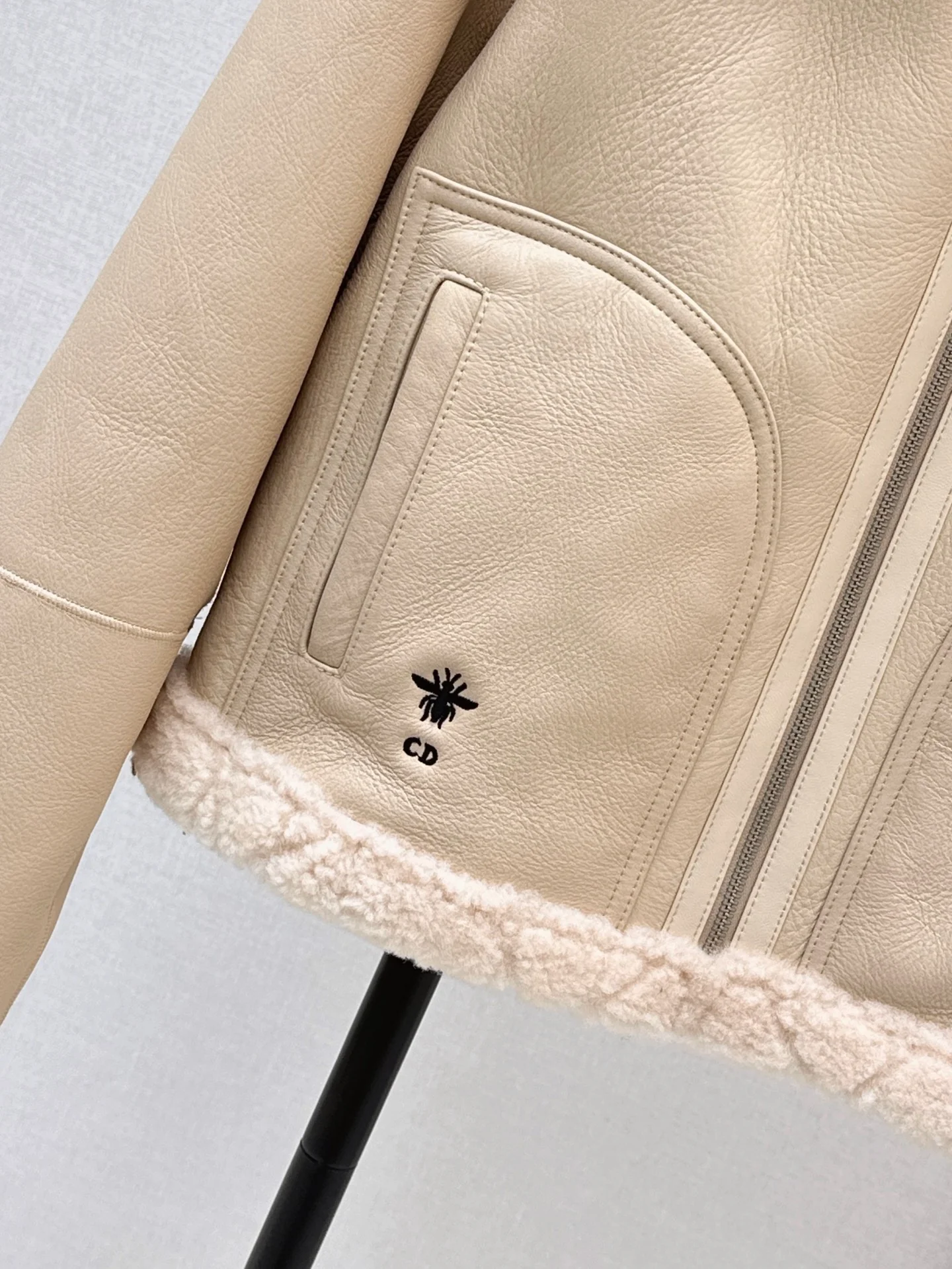 CD 26ss reversible fur jacket