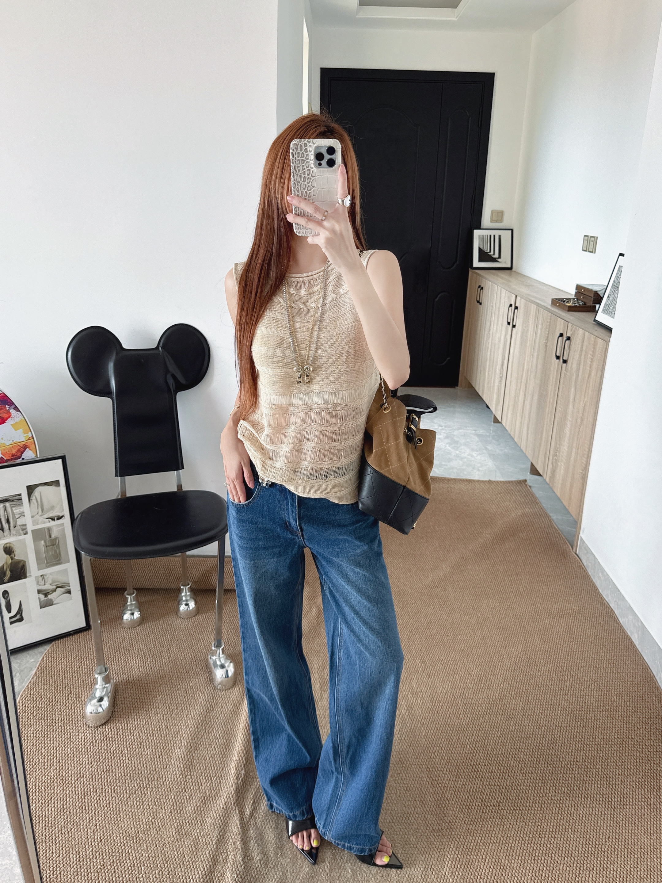 Brun 26ss sleeveless knitwear