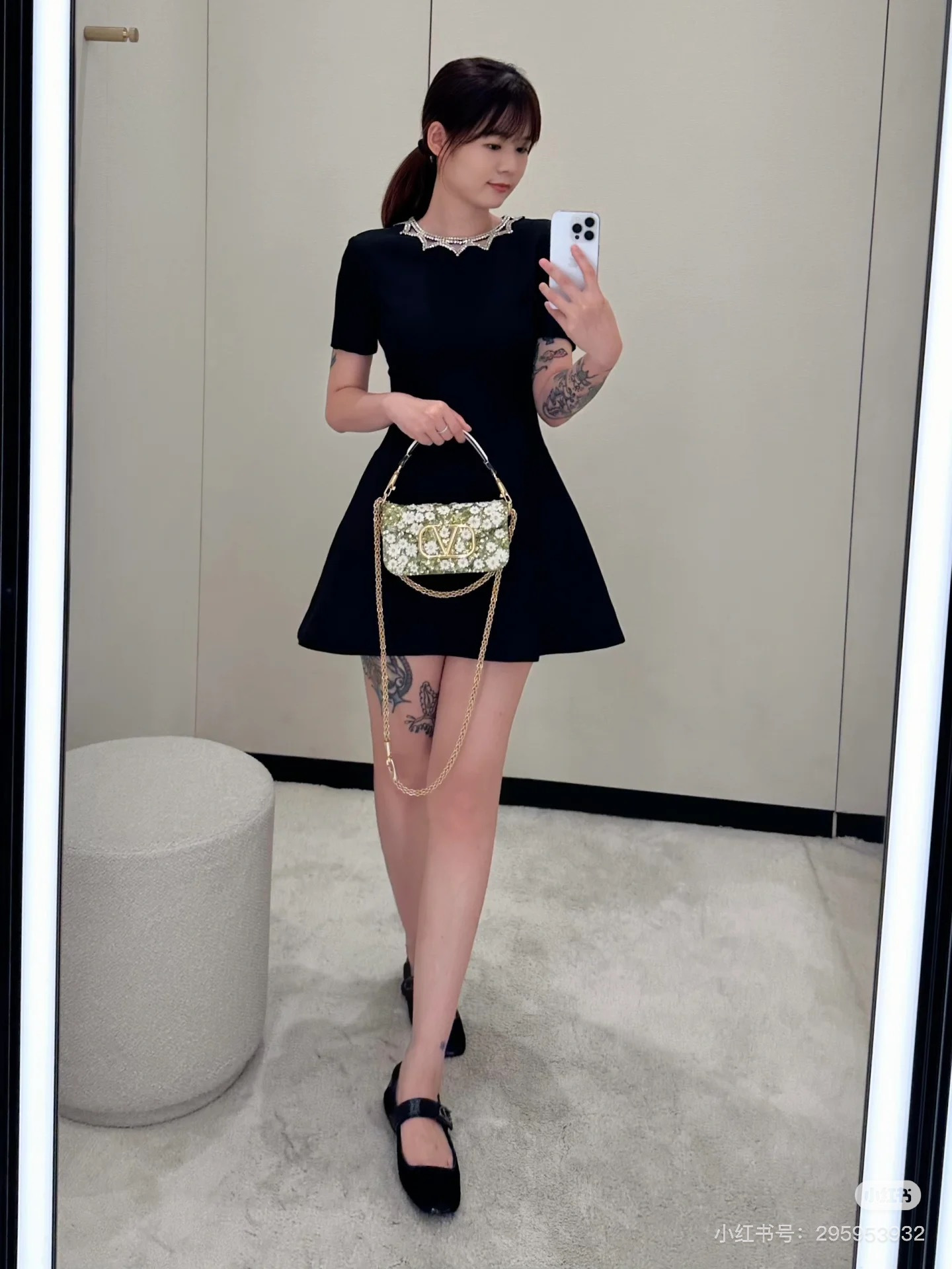 Valen 26ss rhinestone dress