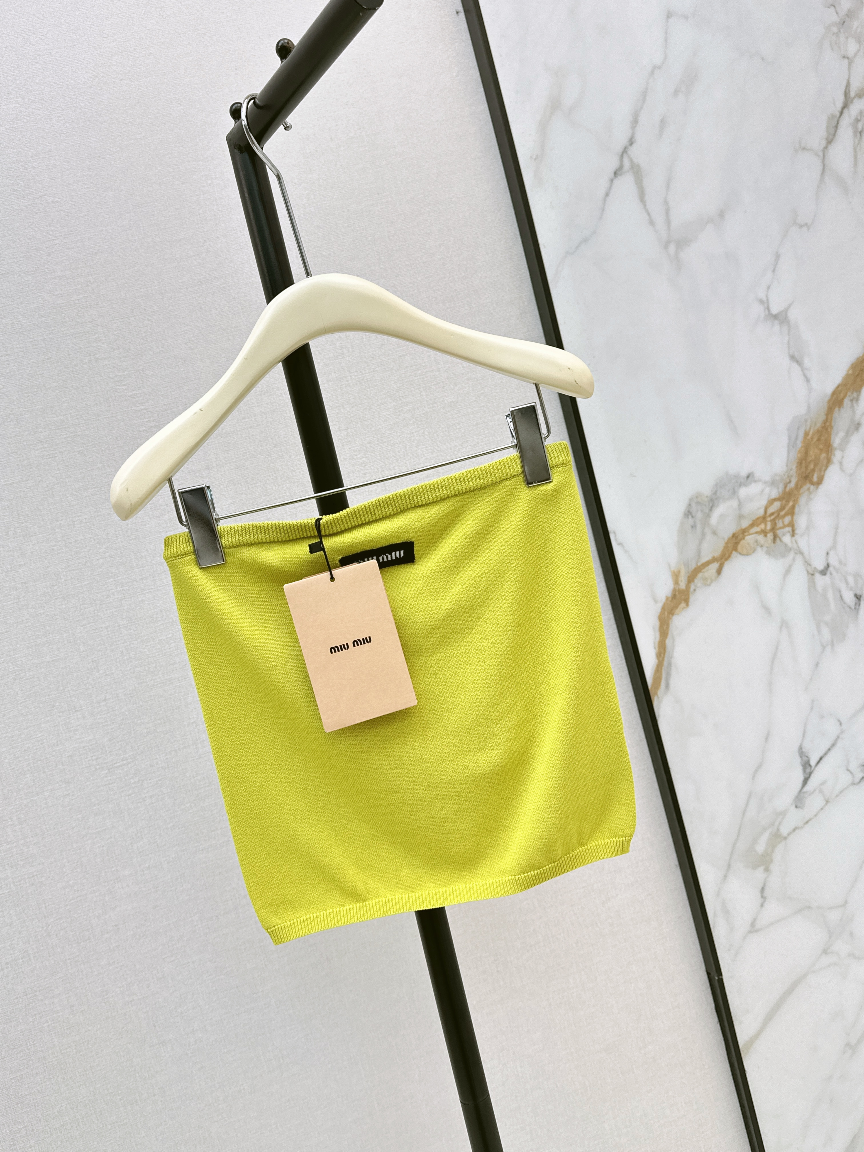 Miu 26ss knit tube top