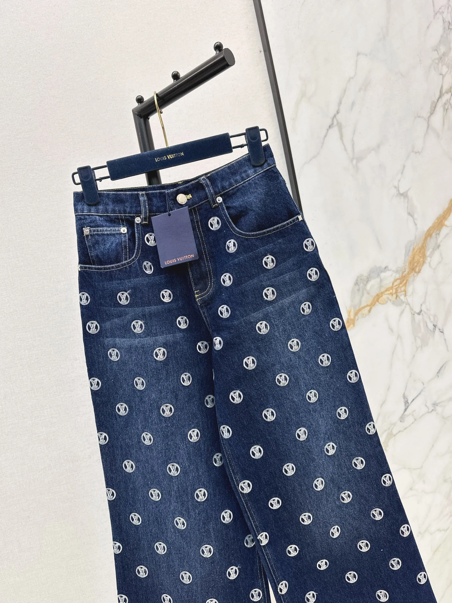 Louis 25fw embroidery jeans