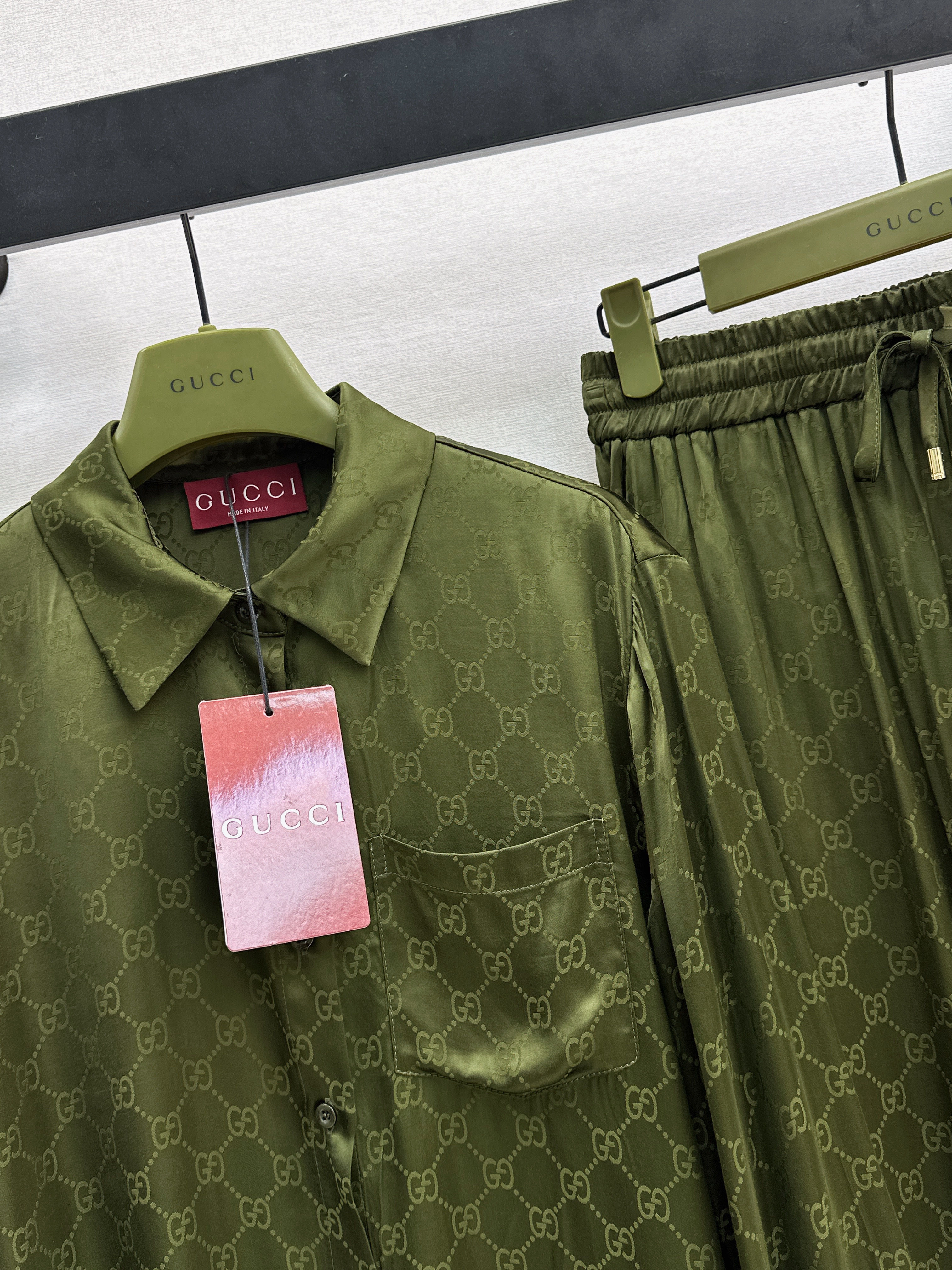 Guc 26ss jacquard casual outfit sets