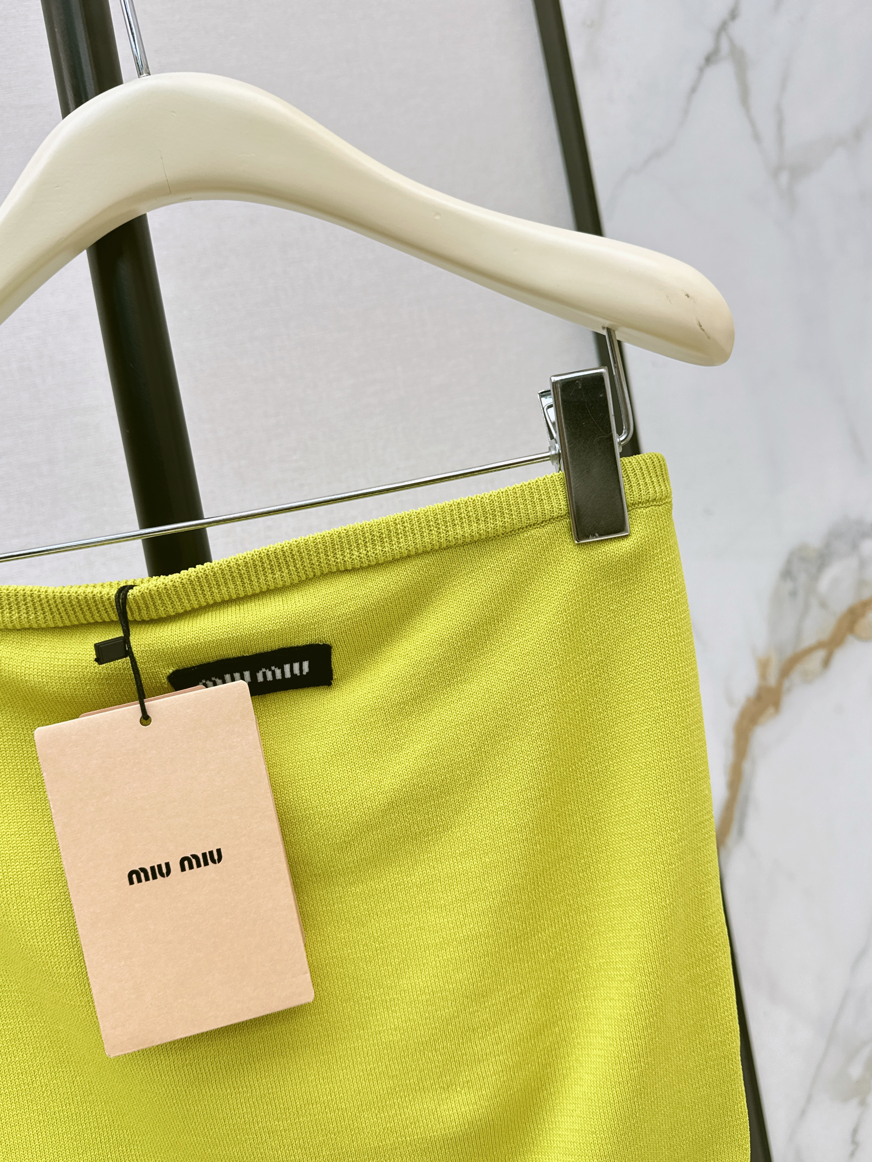 Miu 26ss knit tube top