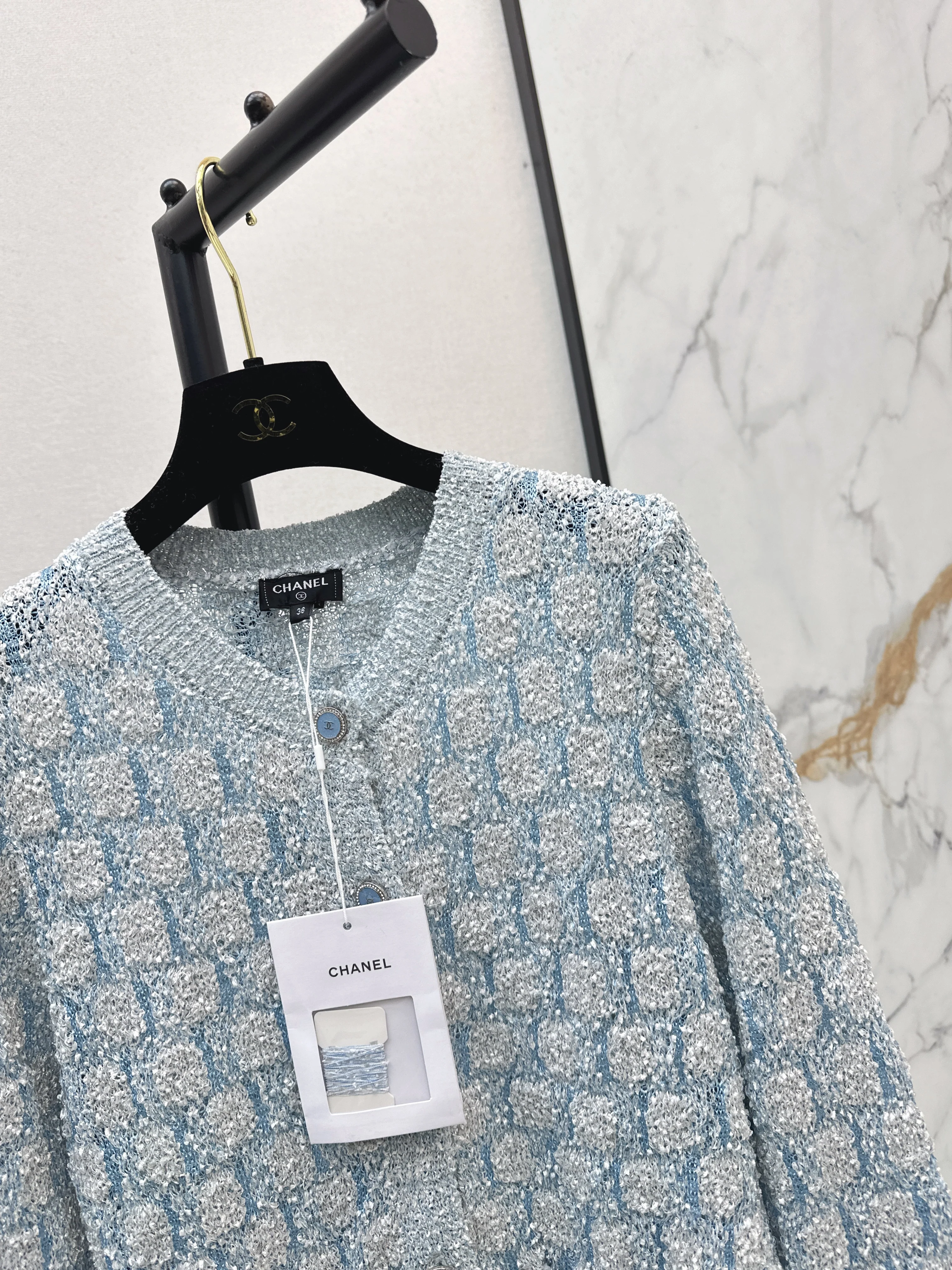 Chan 26ss tassel cardigan