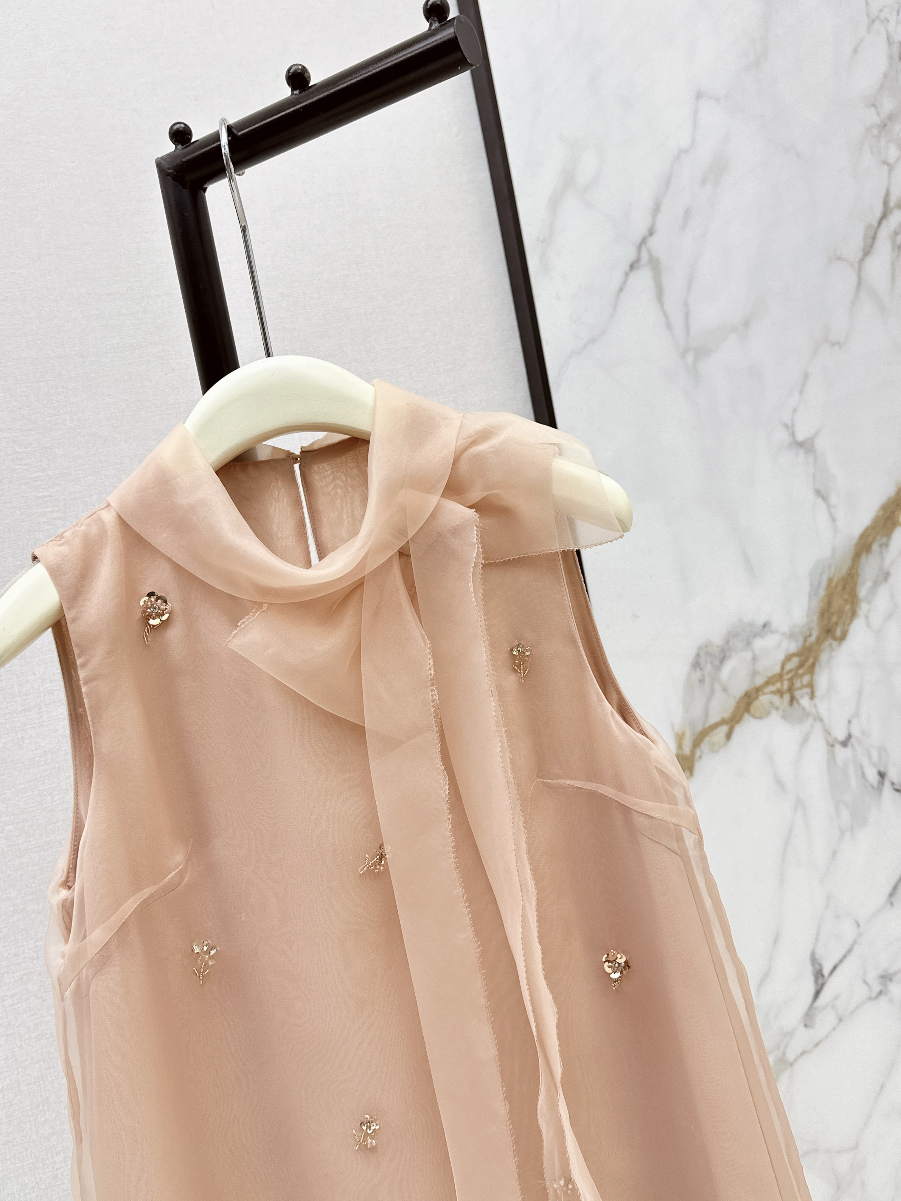 Miu 26ss ribbon bow dress
