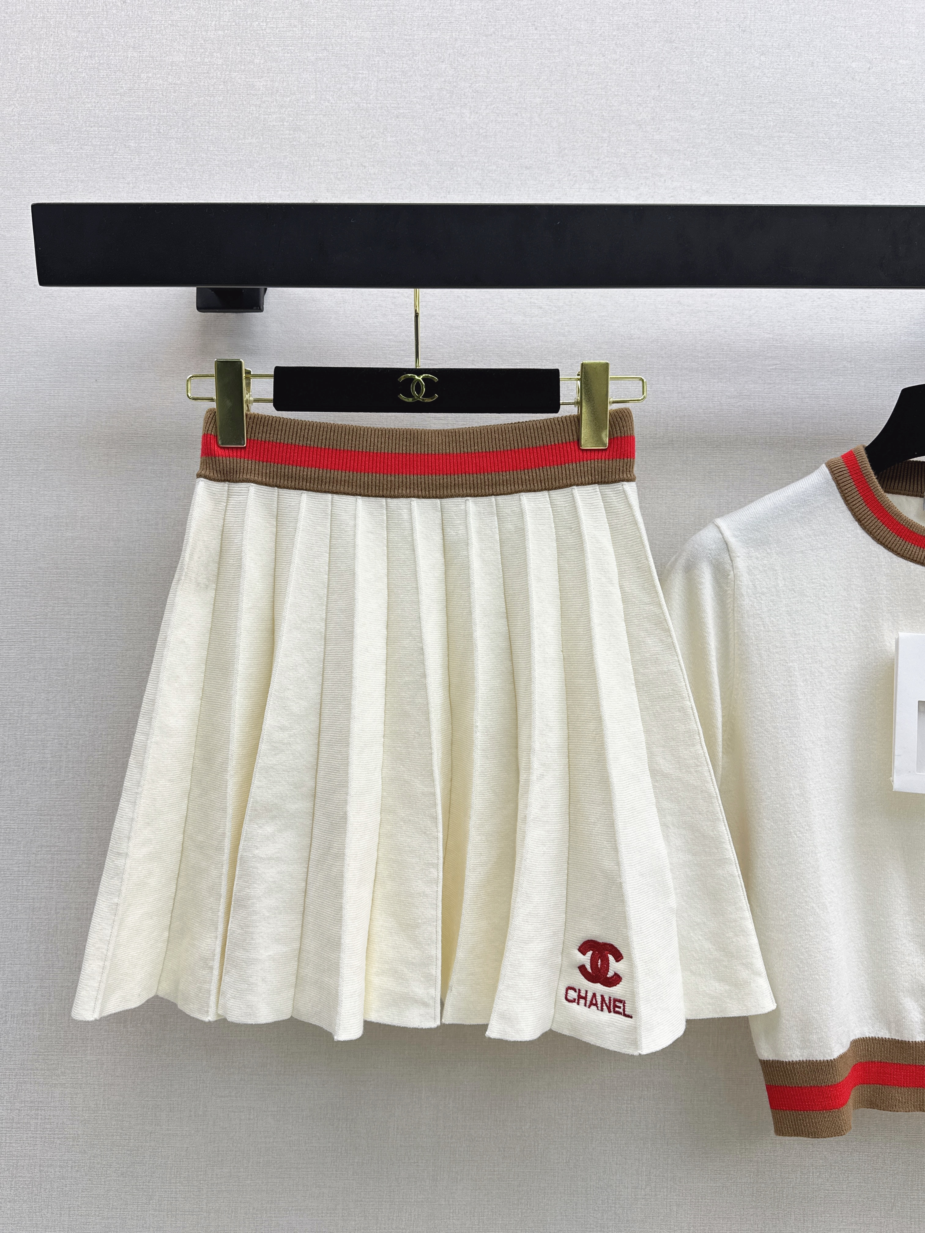 Chan 26ss knitted outfit sets