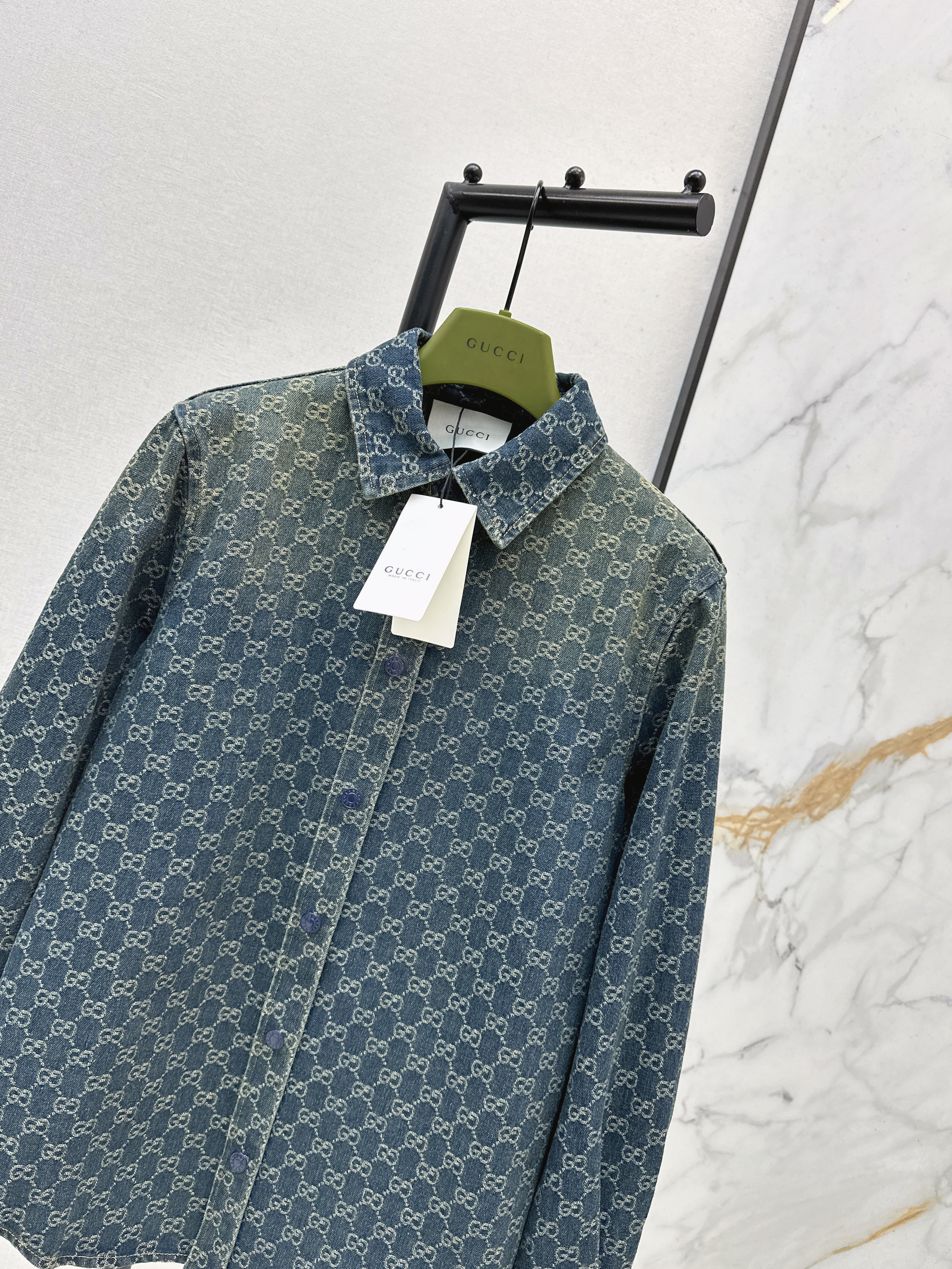 Guc 26ss denim shirt jacket