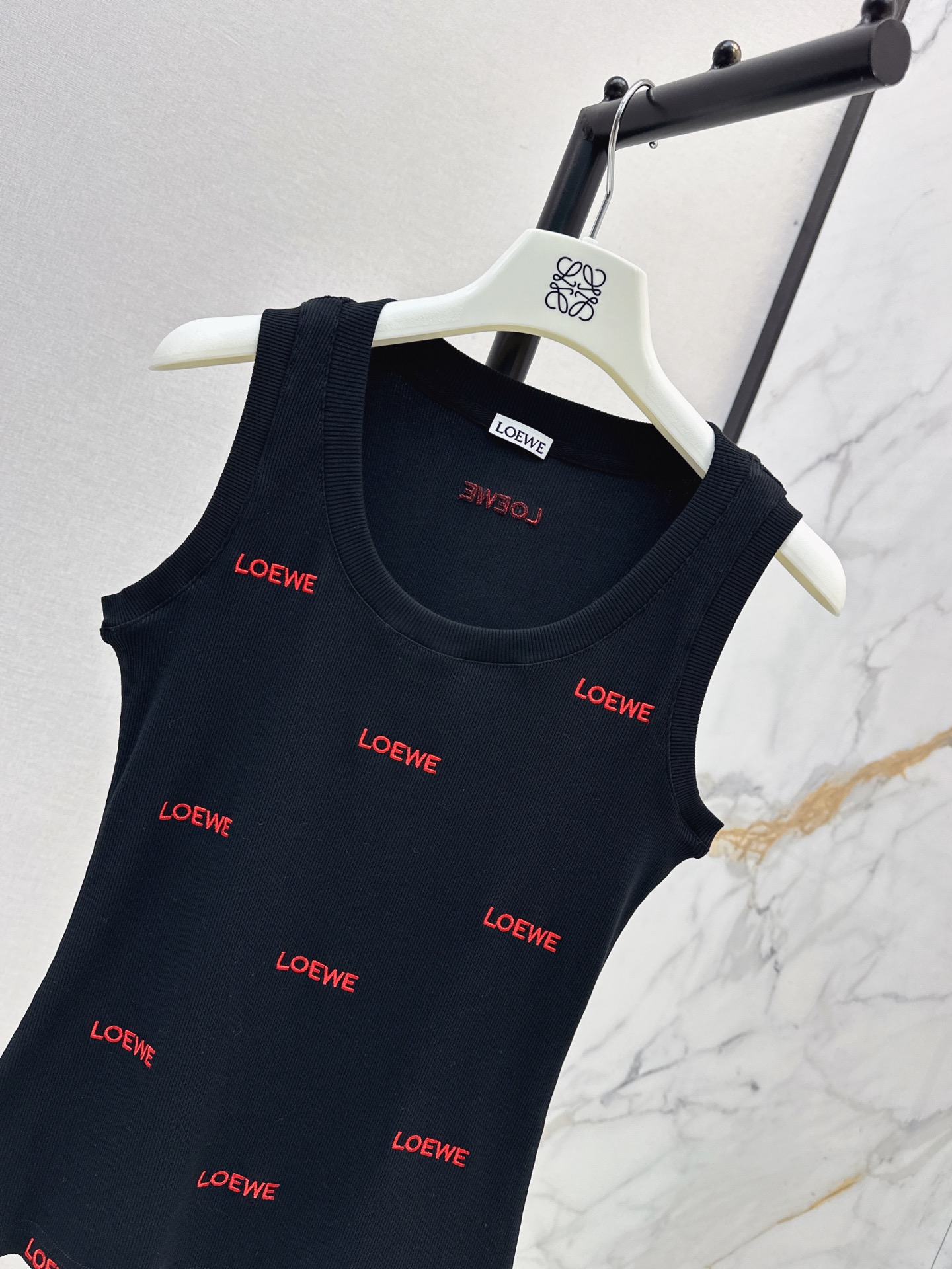 Loe 26ss embroidery vest