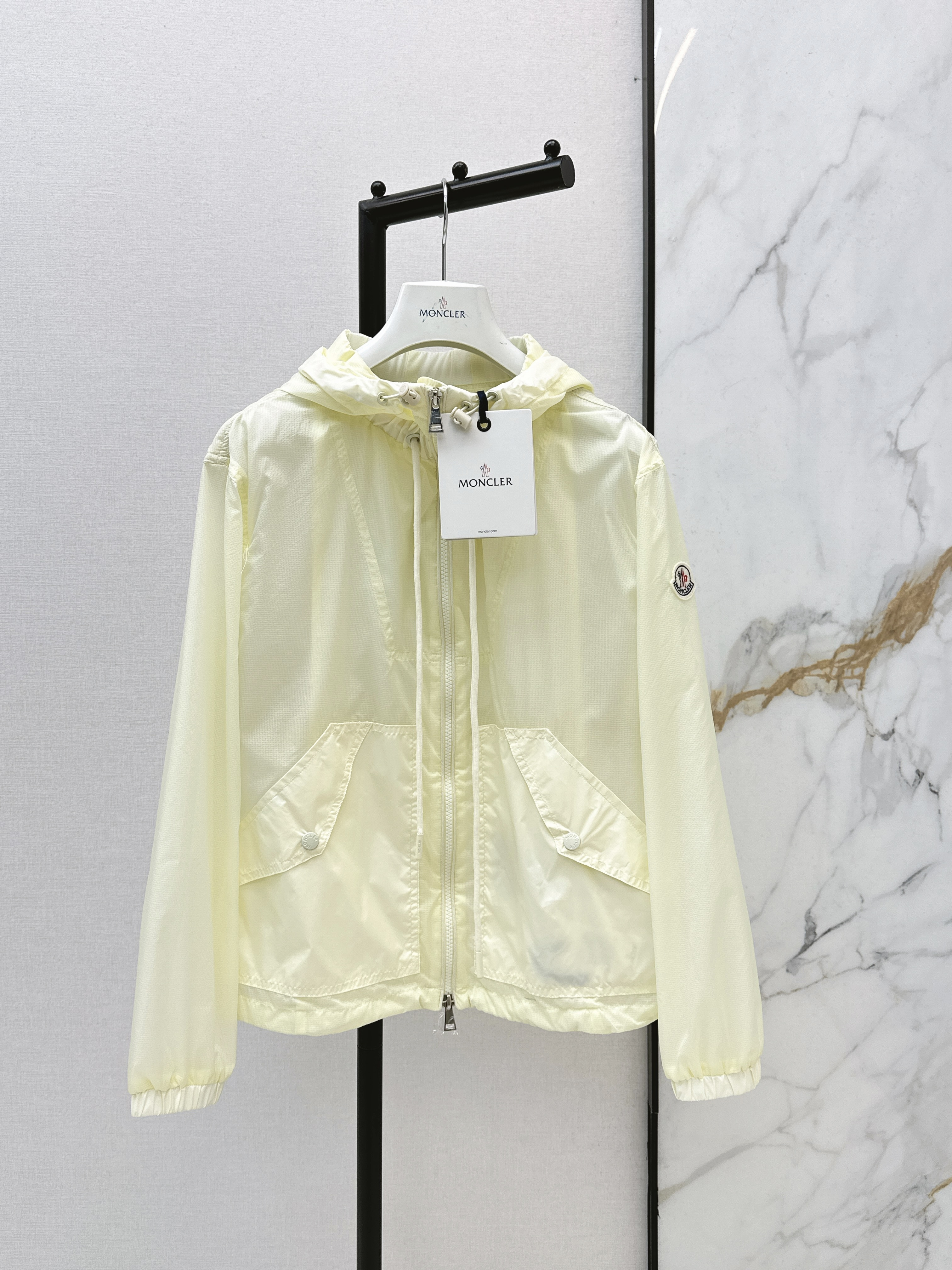 Monc 26ss hooded trench coats