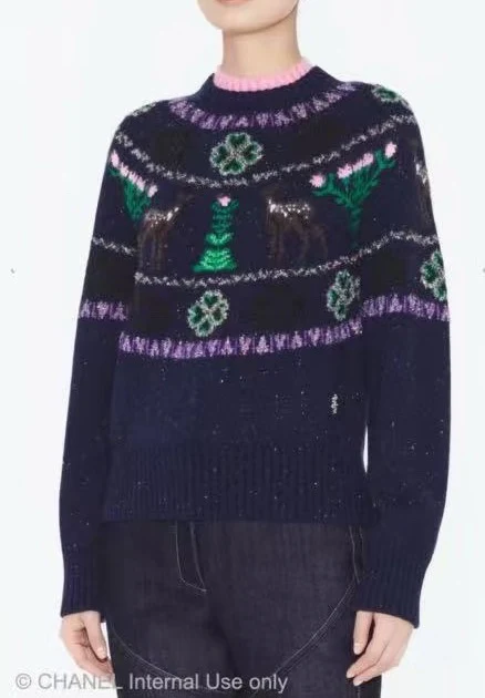 Chan 25fw christmas sweater