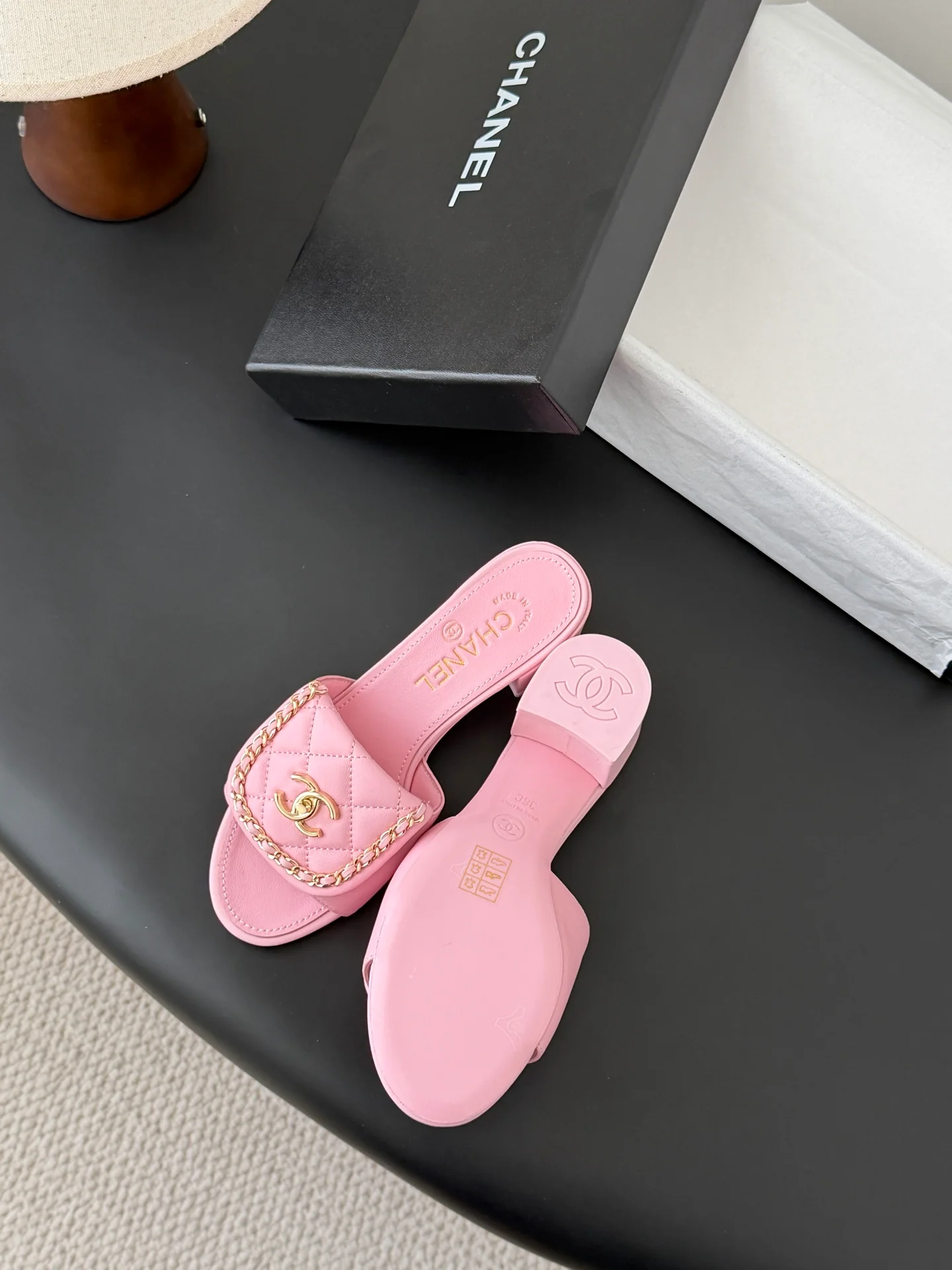 Chan 26ss chunky sandals