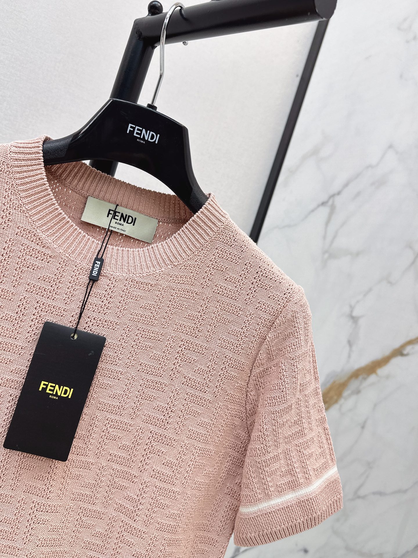 Fen 26ss jacquard knitwear