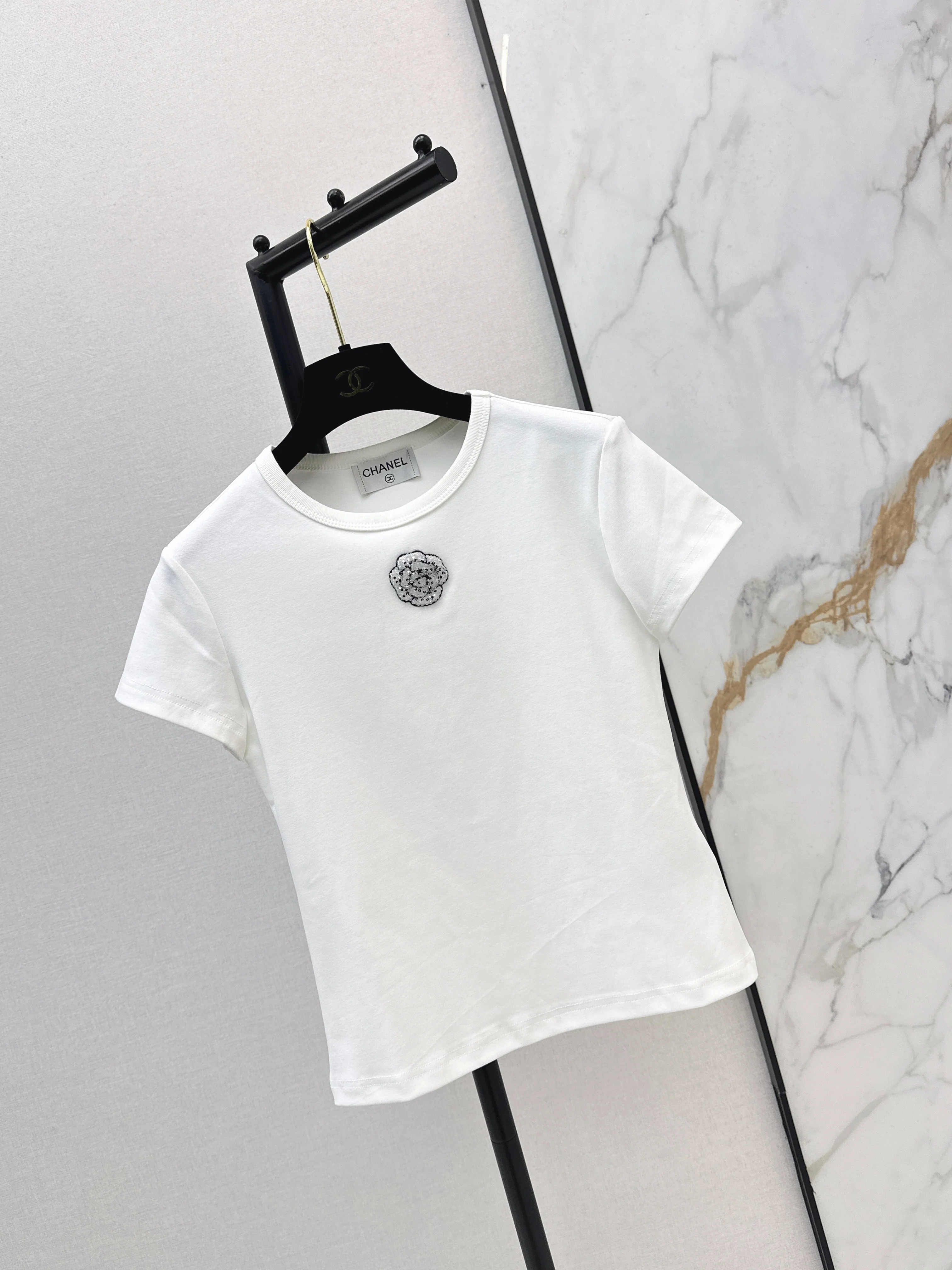 Chan 26ss beading t-shirts