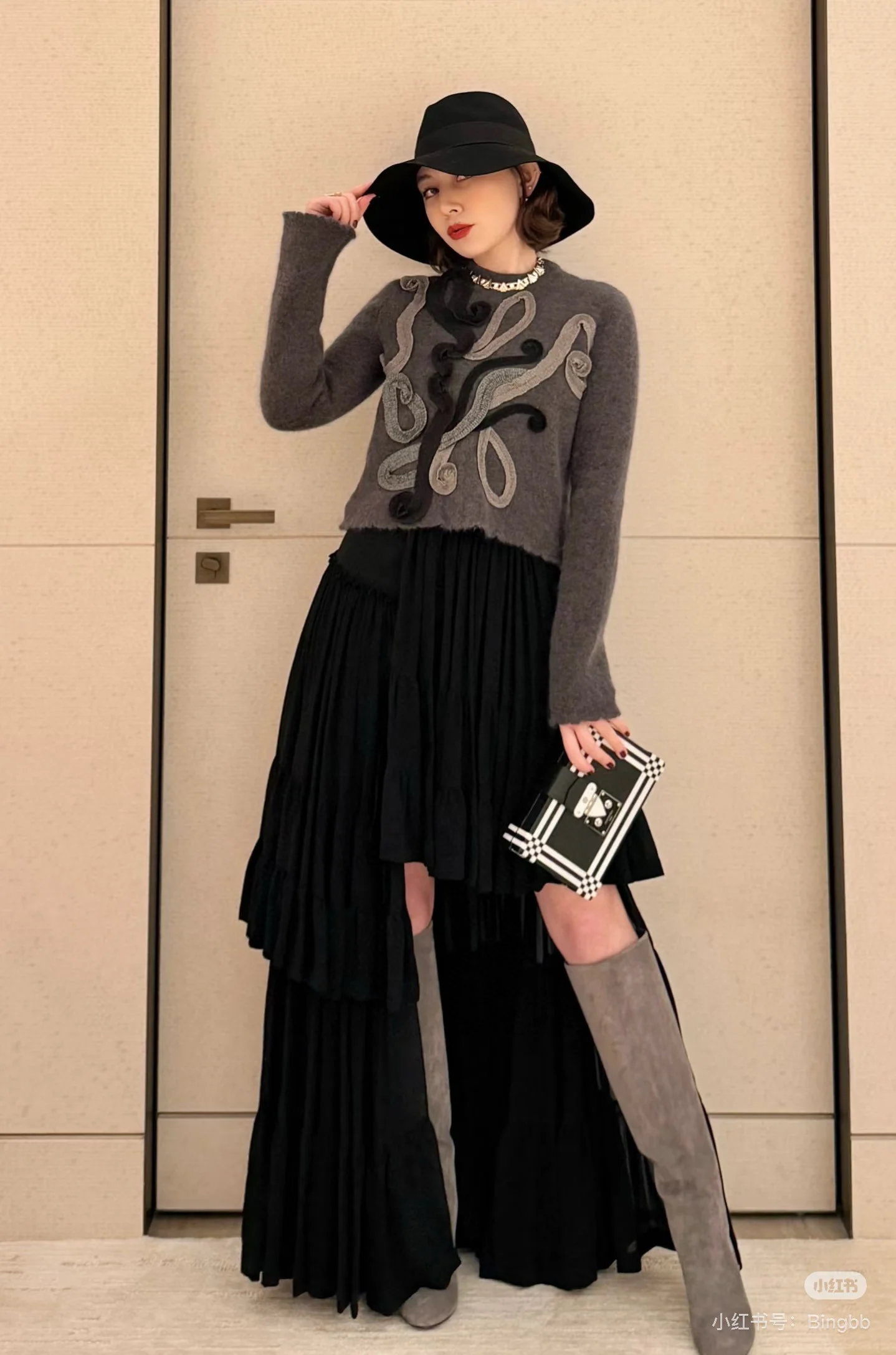 Louis 26ss asymmetrical skirts