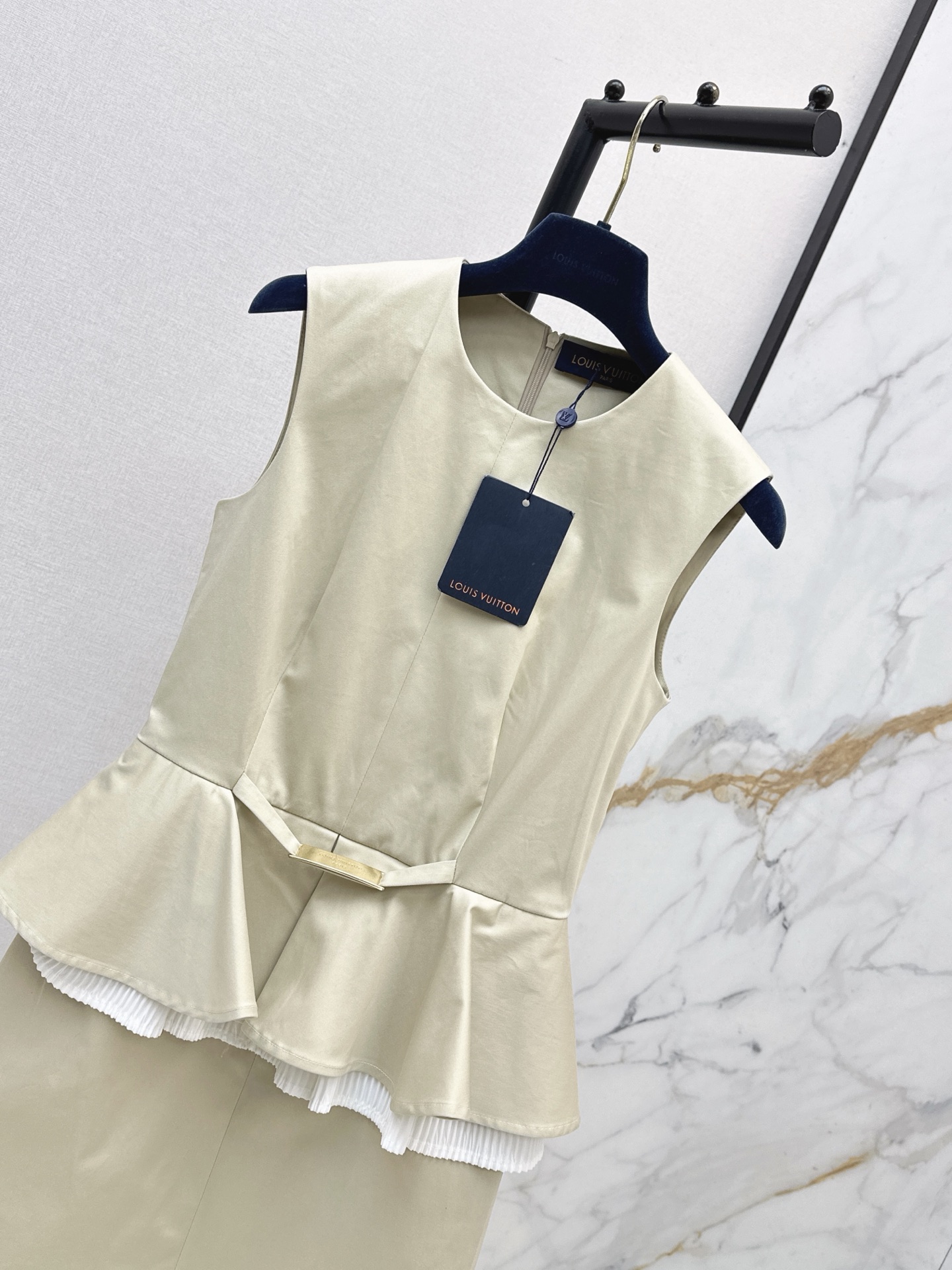 Loui 26ss 2in1 sleeveless dress