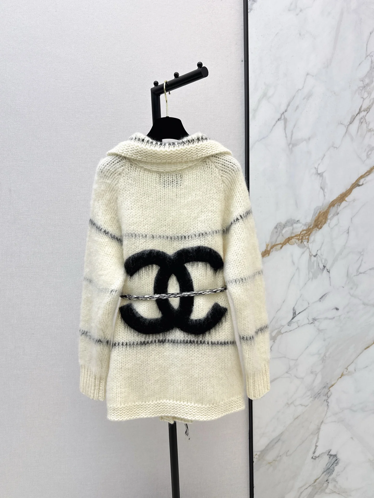 Chan 25fw belted cardigan