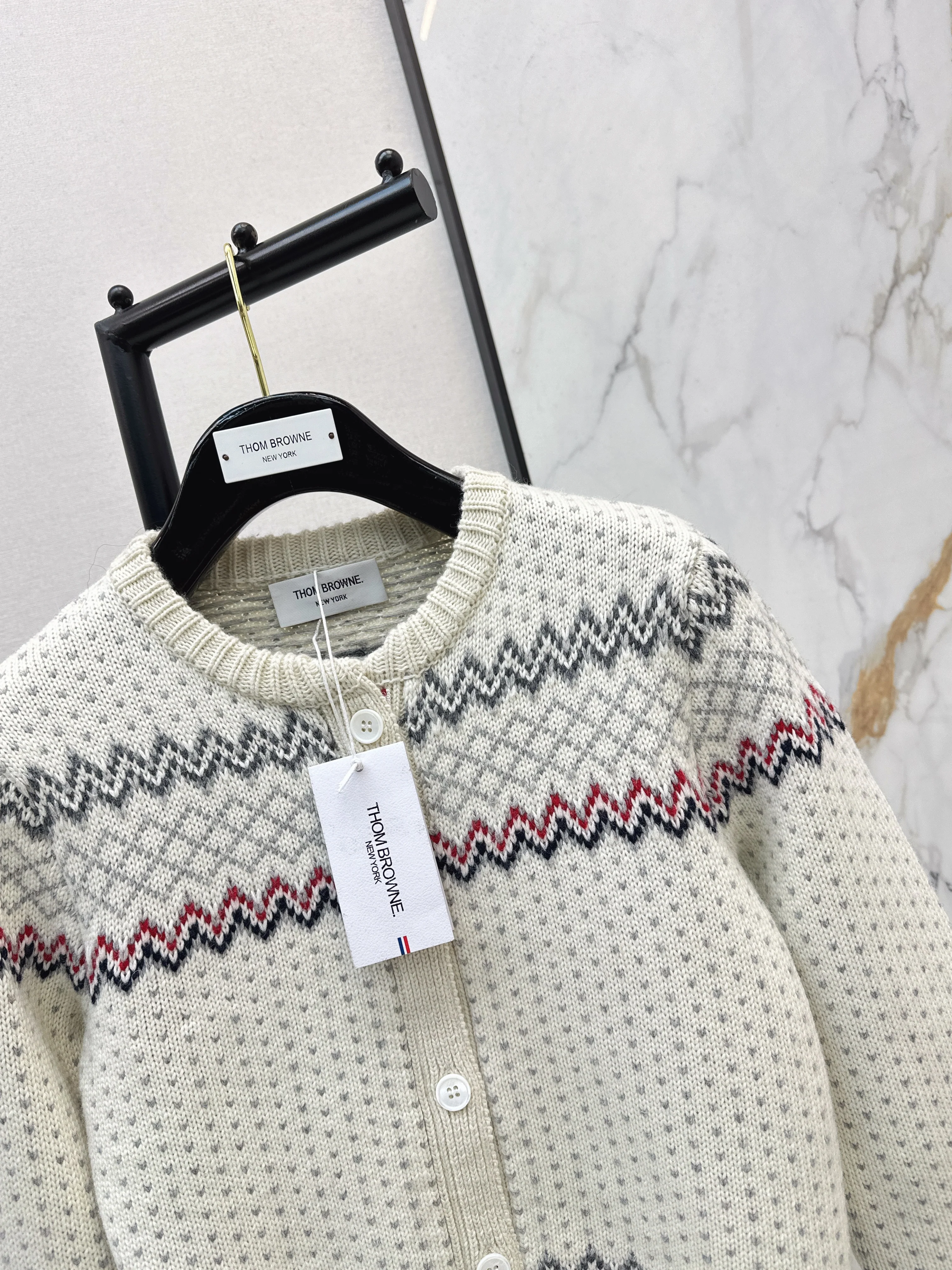 Thom 26ss fair isle cardigan