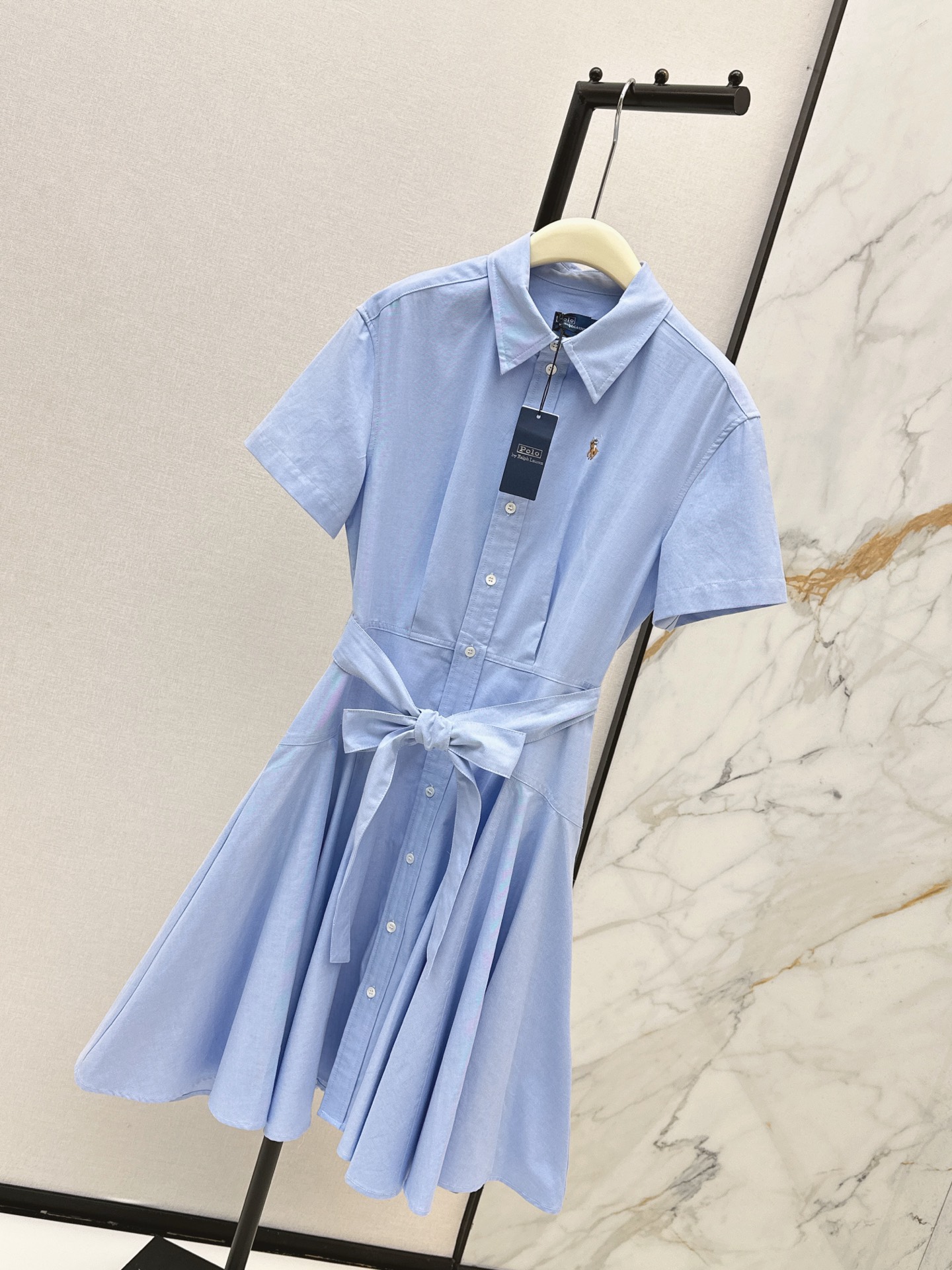 Ralp 26ss belted shirt dress