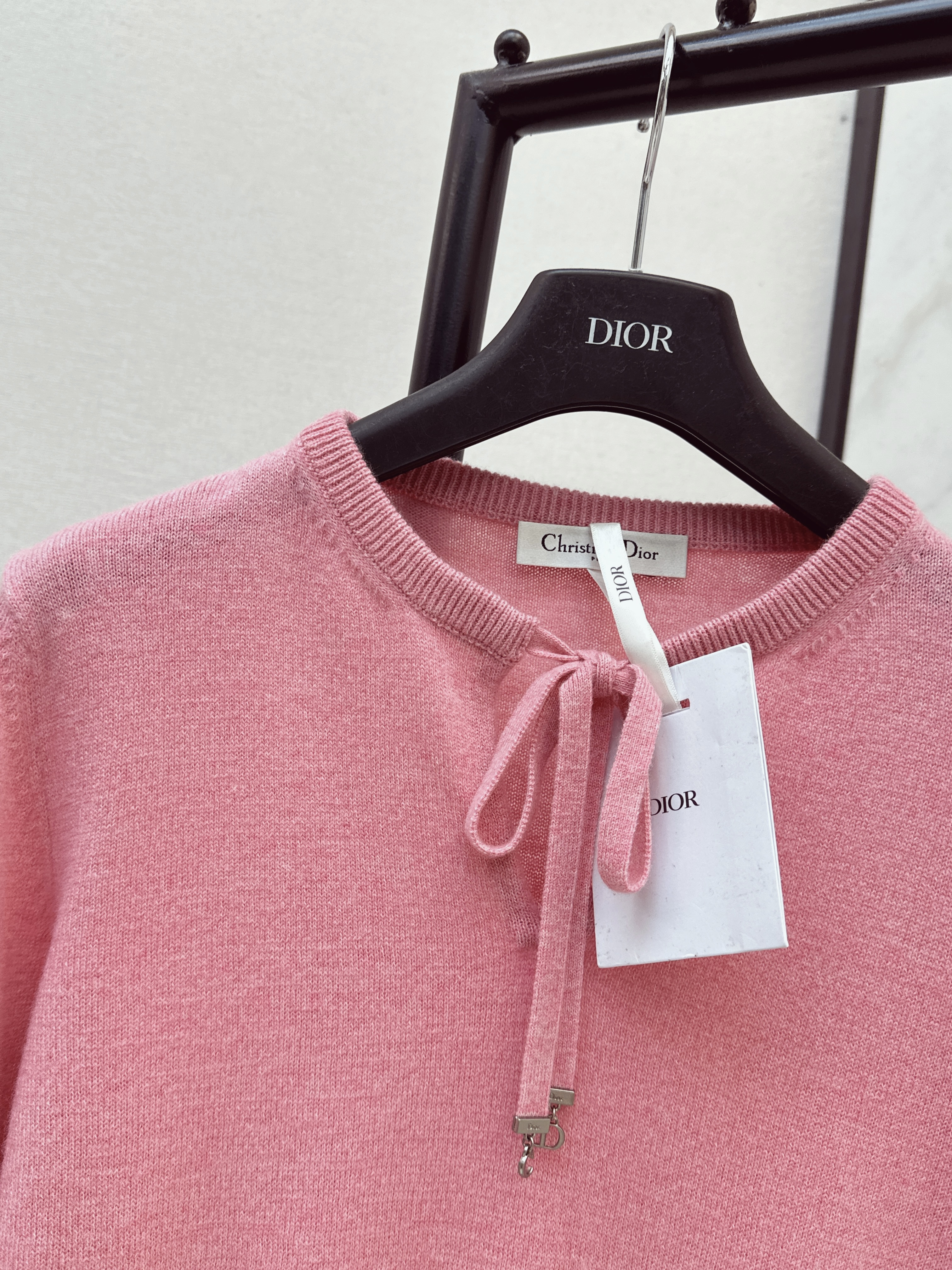 CD 26ss bow ribbon knitwear