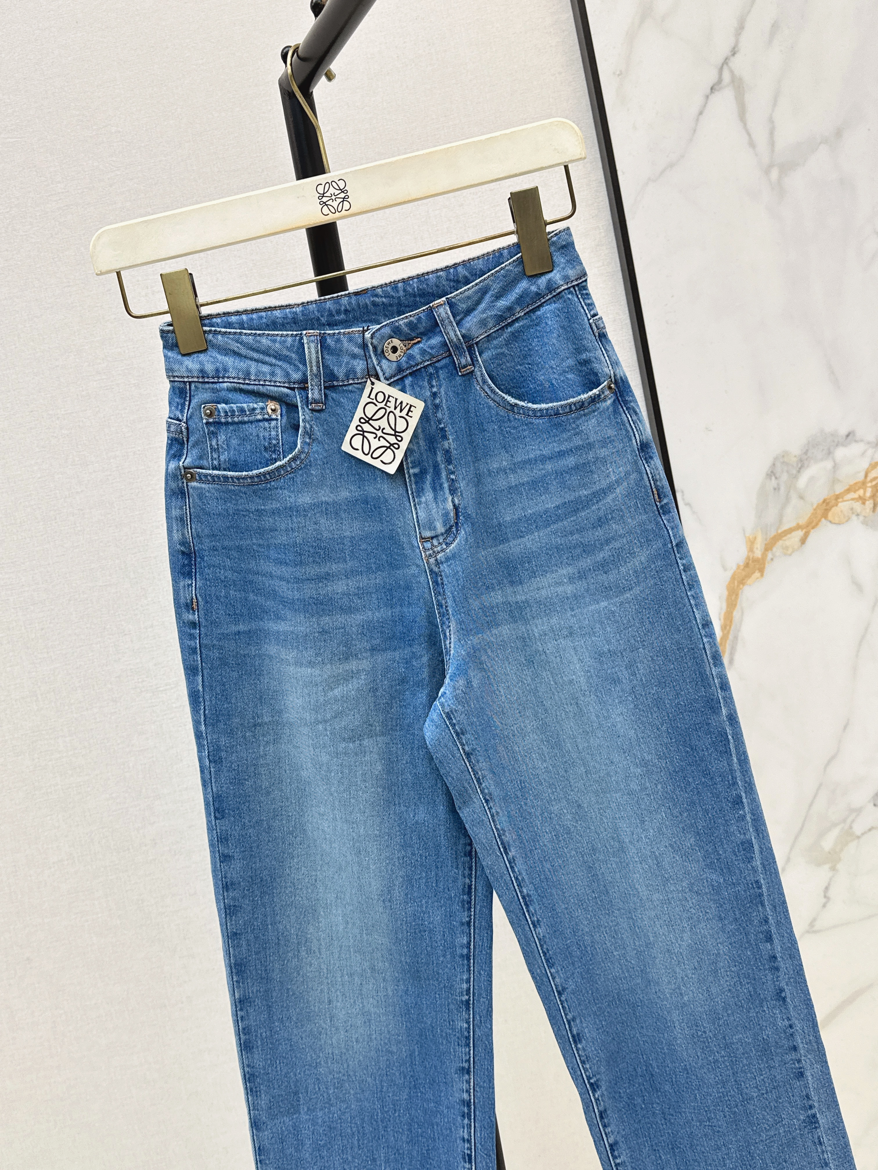 Loe 26ss embroidery jeans