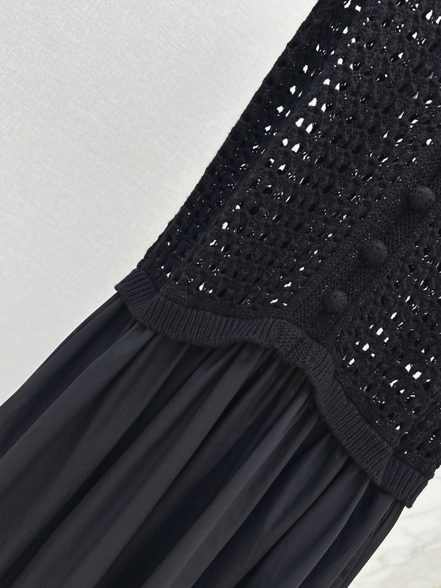 Ralp 26ss hollow knit contract dress