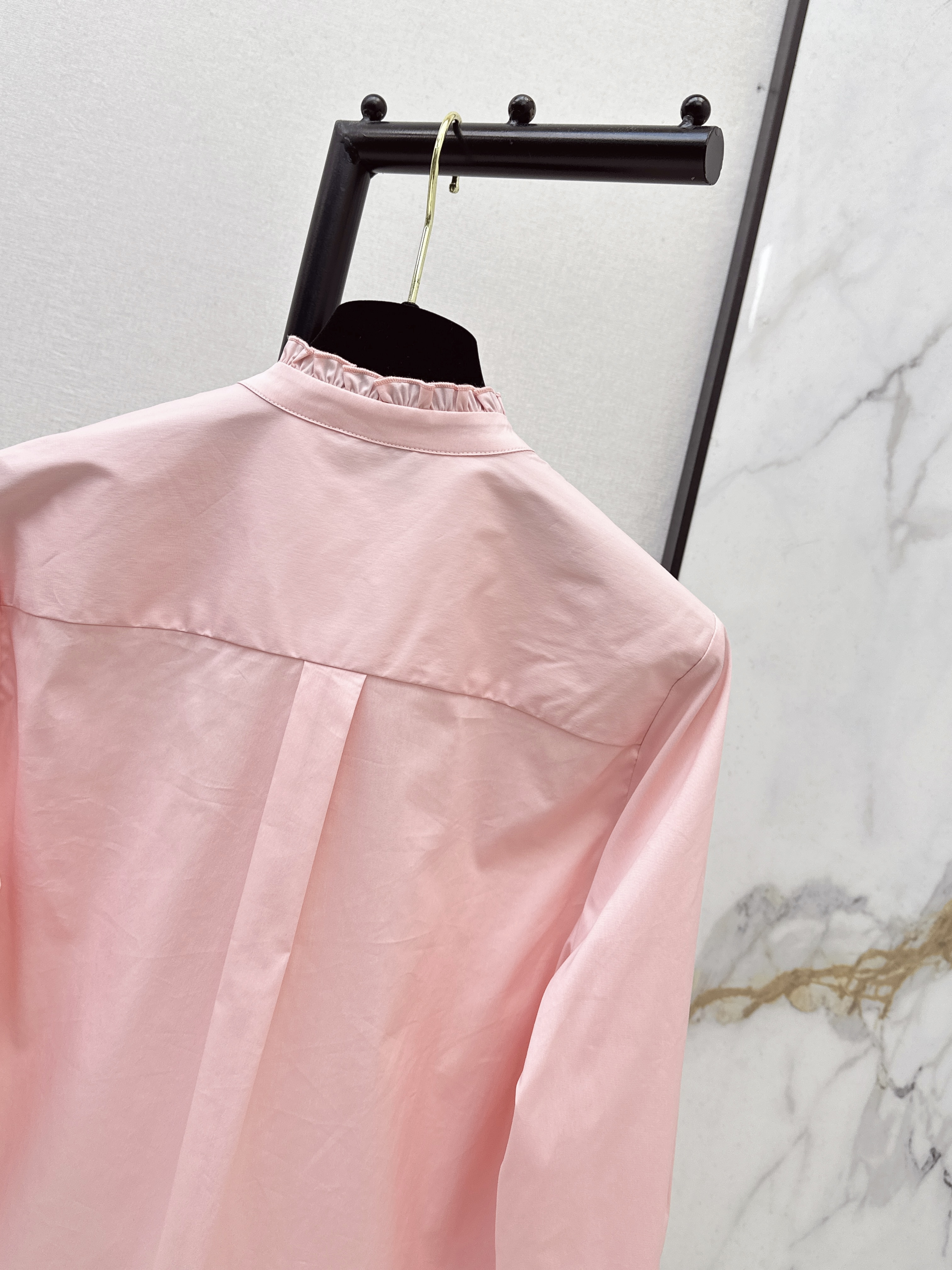 Chan 26ss ribbon shirts