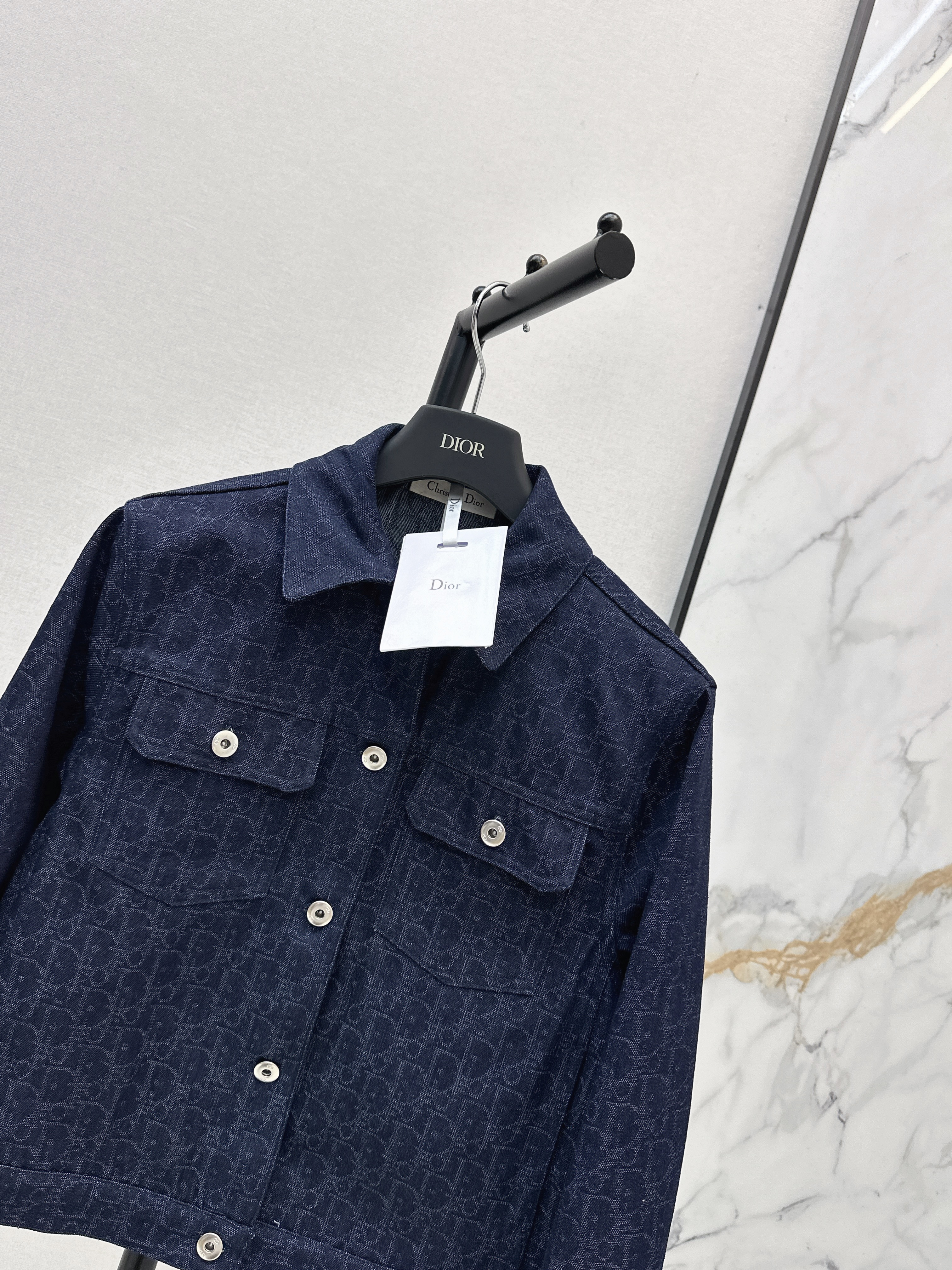 CD 26ss jacquard denim jacket