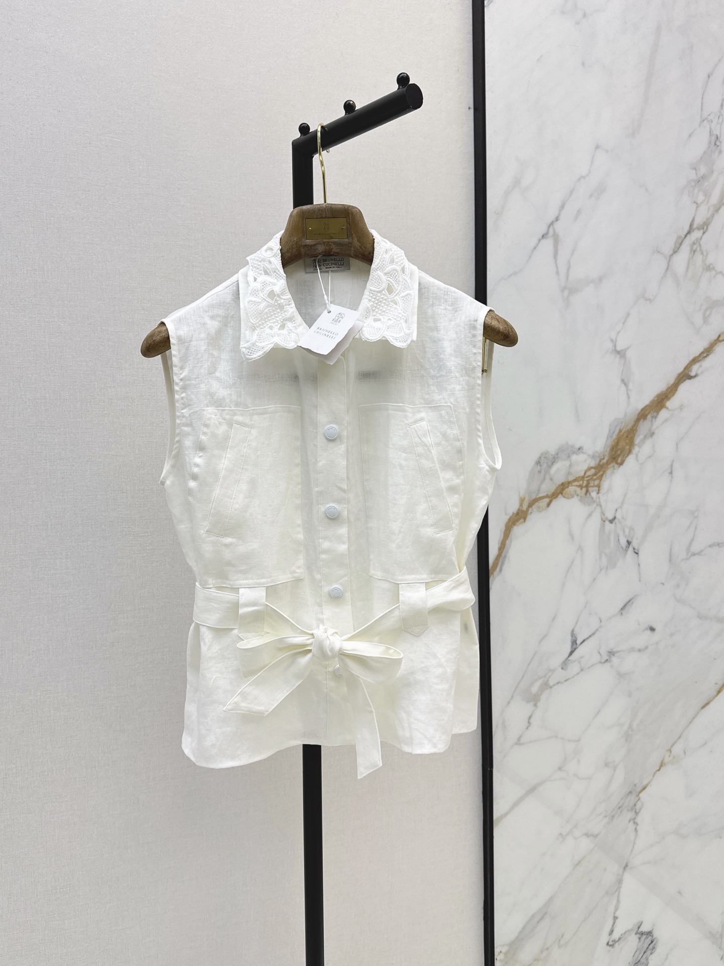 Brun 26ss embroidery shirt