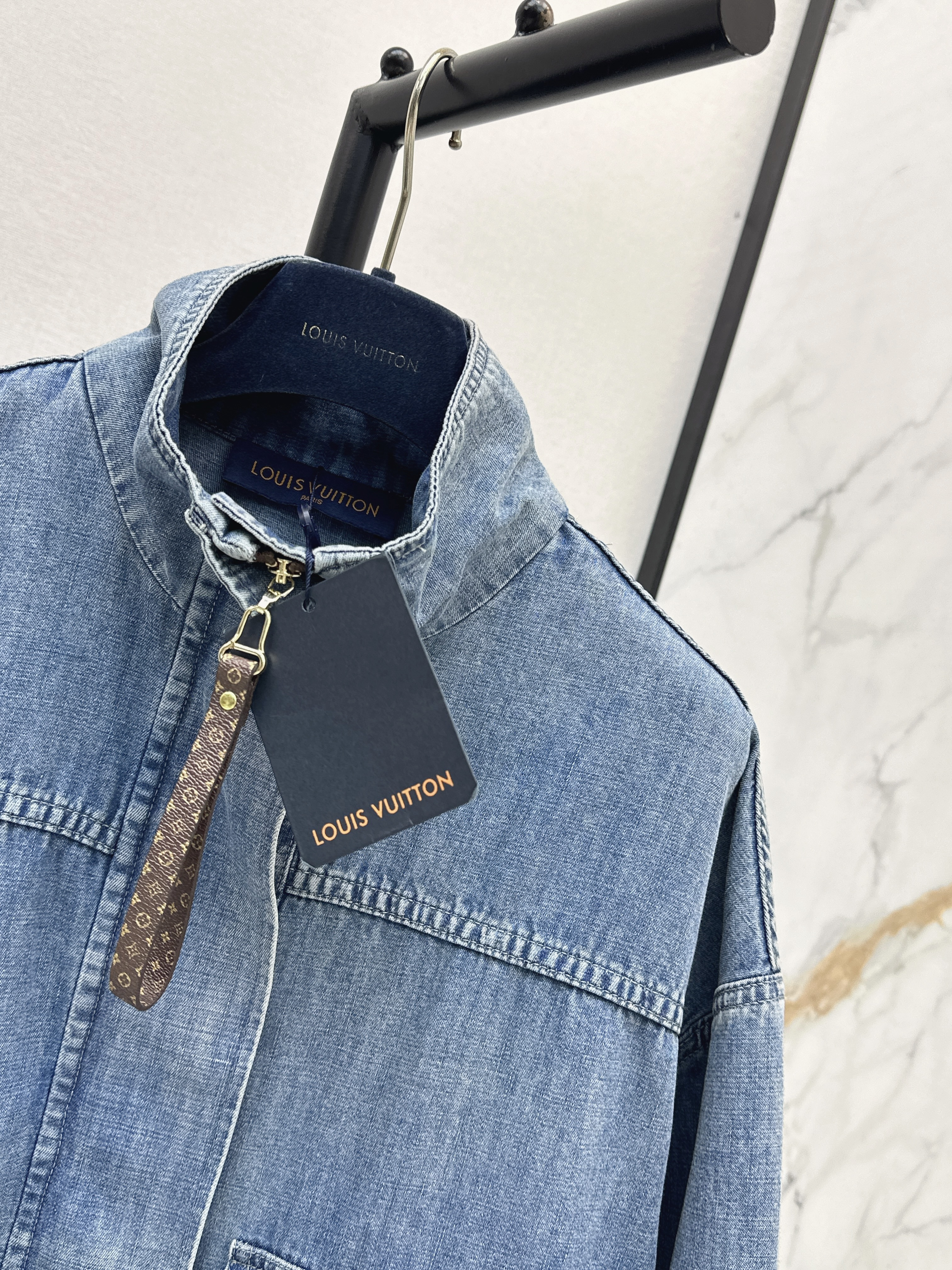 Louis 26SS Washed Utility Denim Jacket