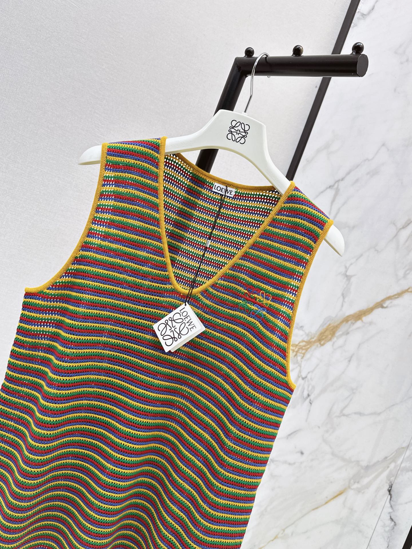 Loe 26ss sleeveless stripe vest