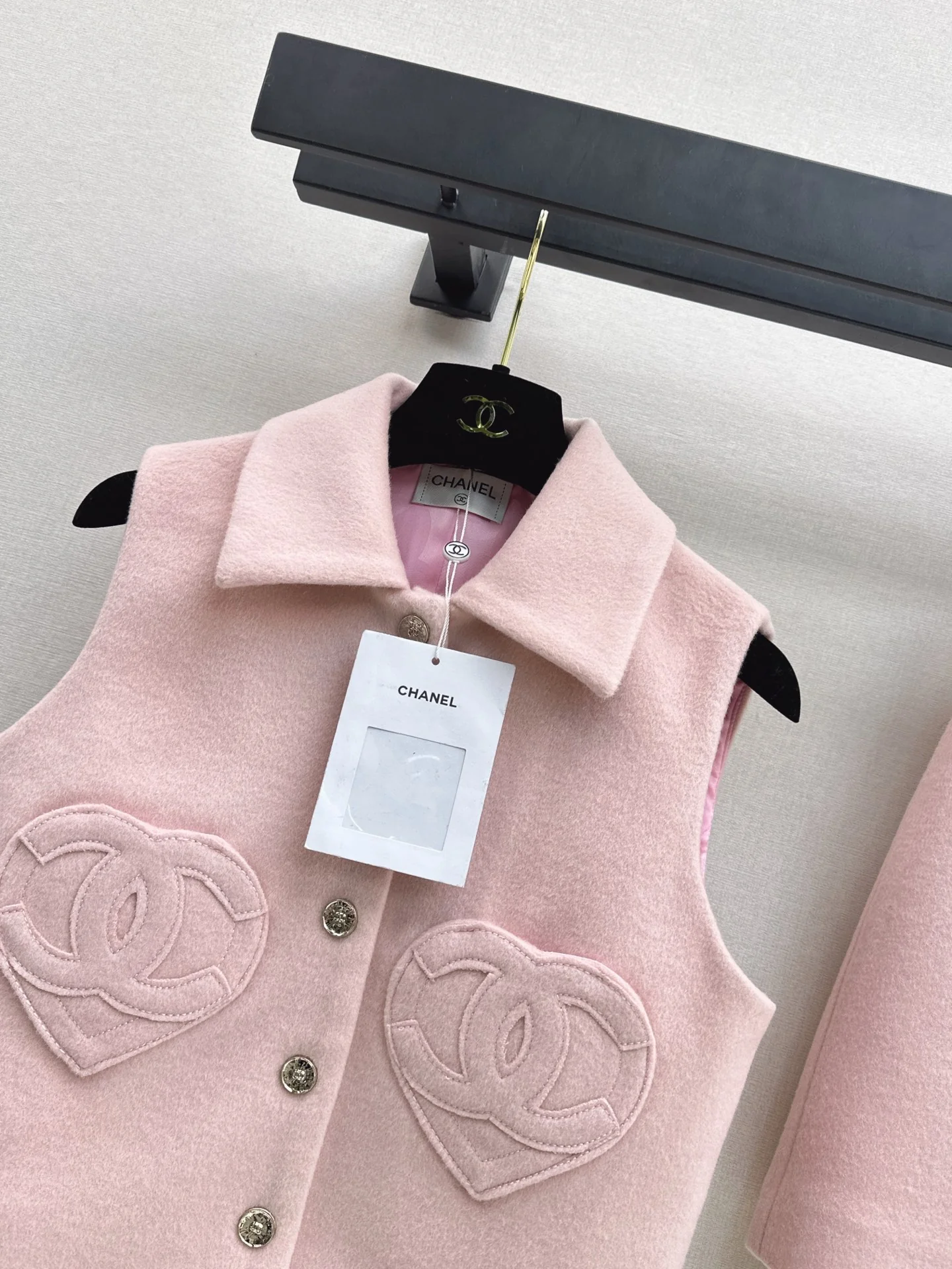 Chan 25fw woolen vest