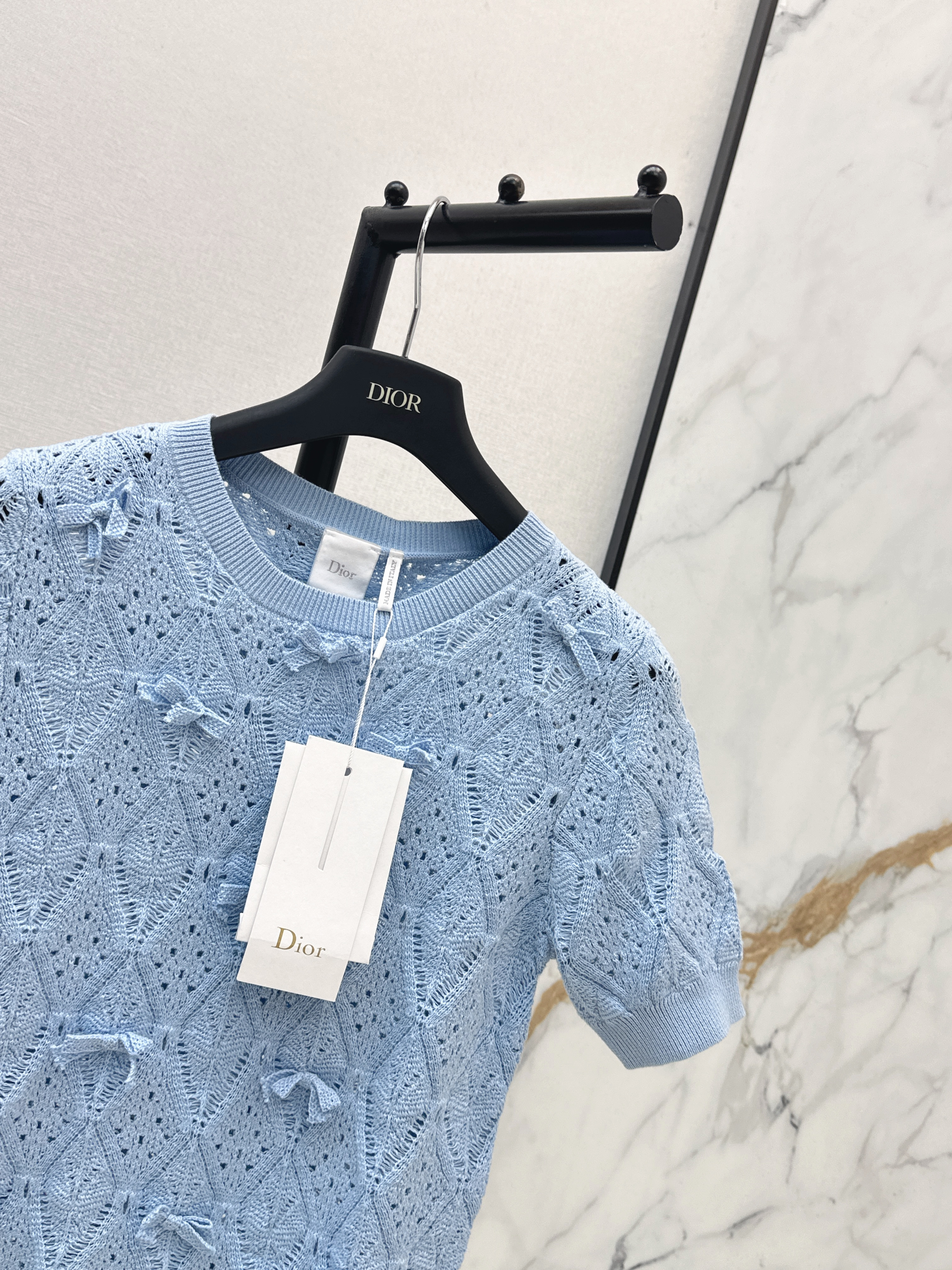 CD 26ss bow hollow knitwear